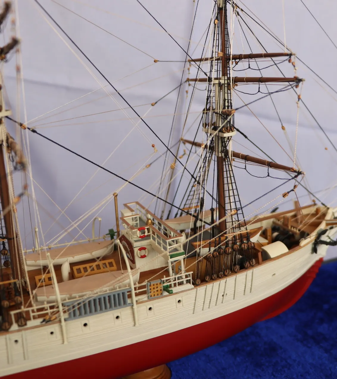 Модель корабля Барк "Паркуа-Па?" - Верфь на Столе