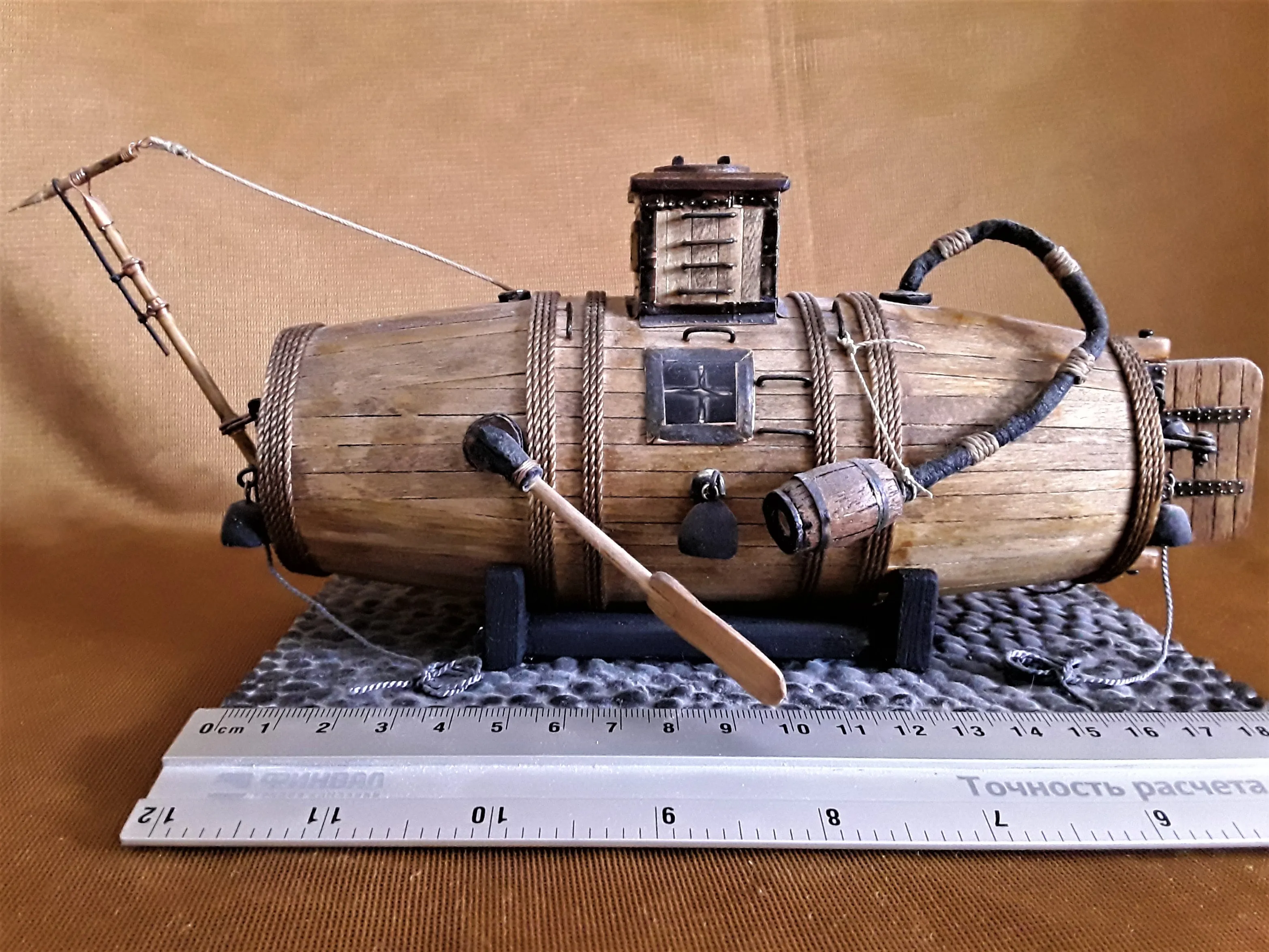 Модель корабля Потаенное судно Никонова - Верфь на Столе