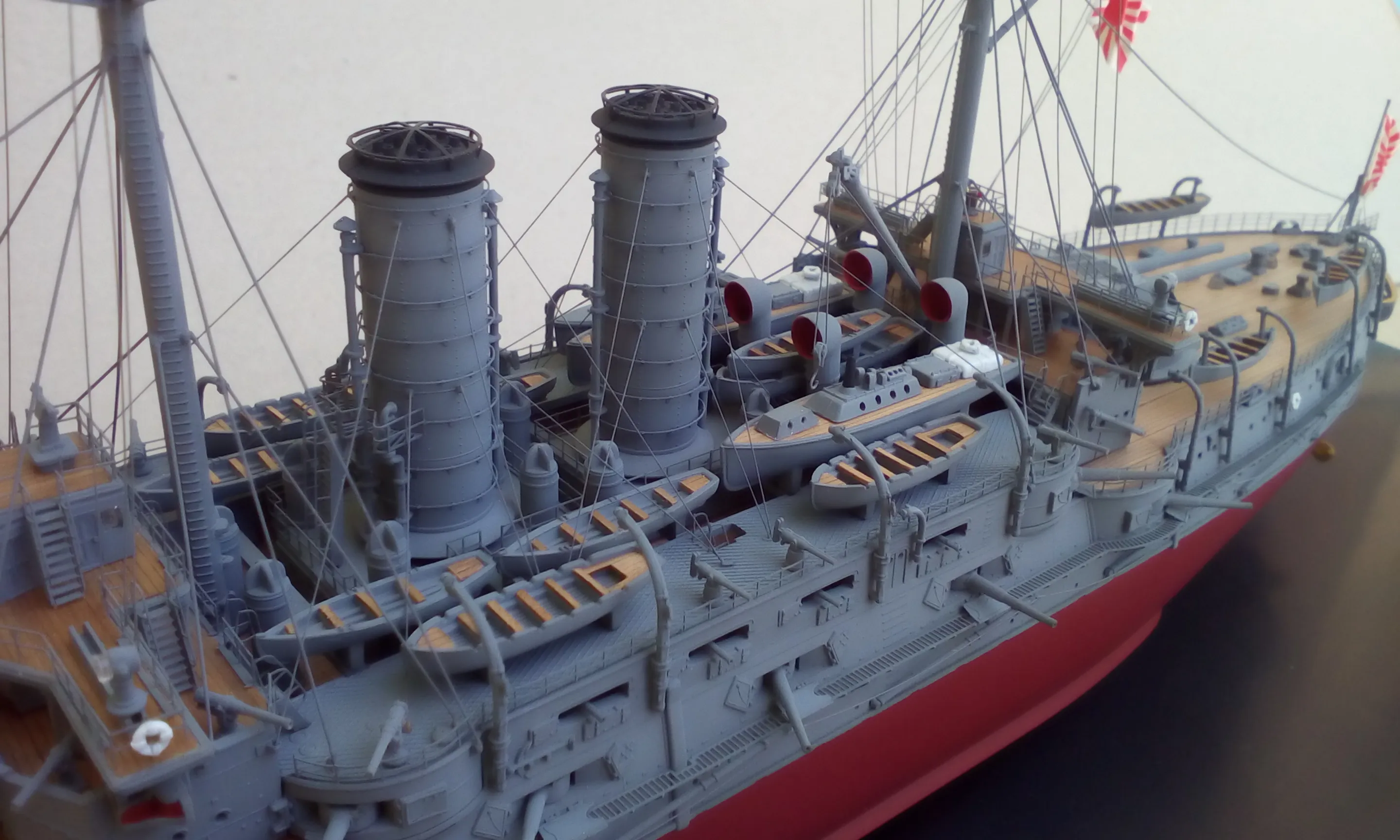 Модель корабля Броненосец "MIKASA" - Верфь на Столе