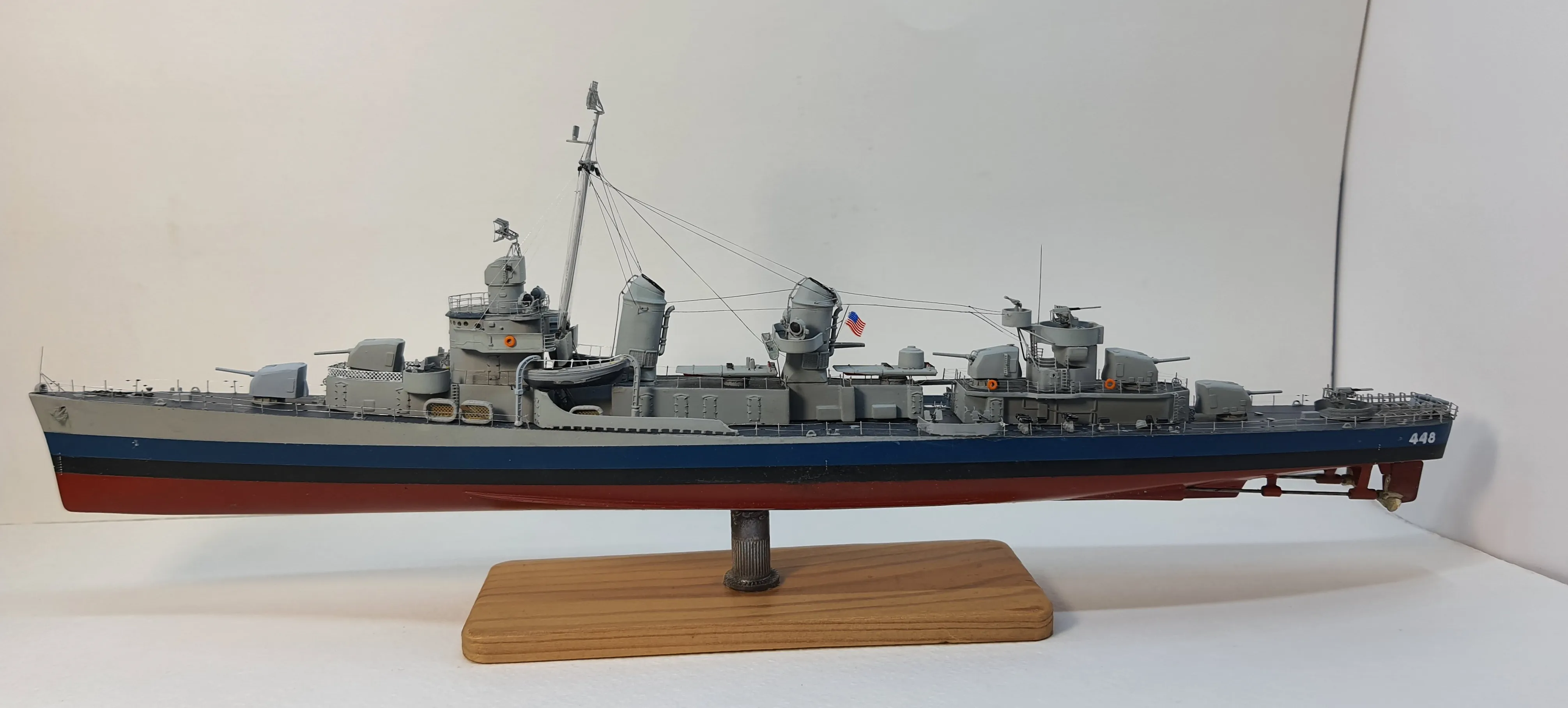 Модель корабля USS La Vallette (DD-448) - Верфь на Столе