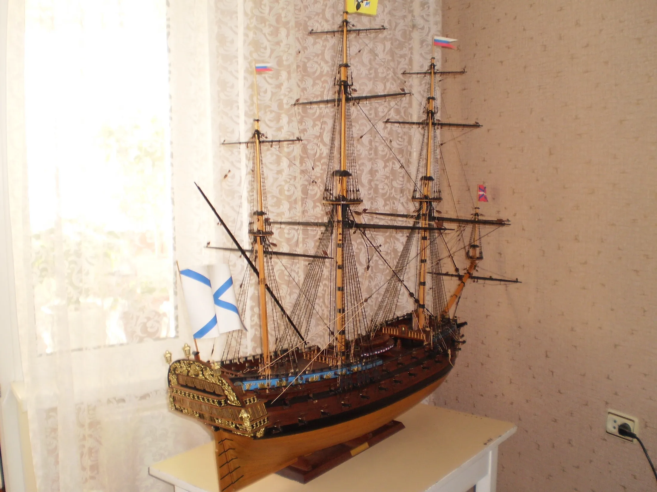 Модель корабля «Ингерманланд» (1715) - Верфь на Столе