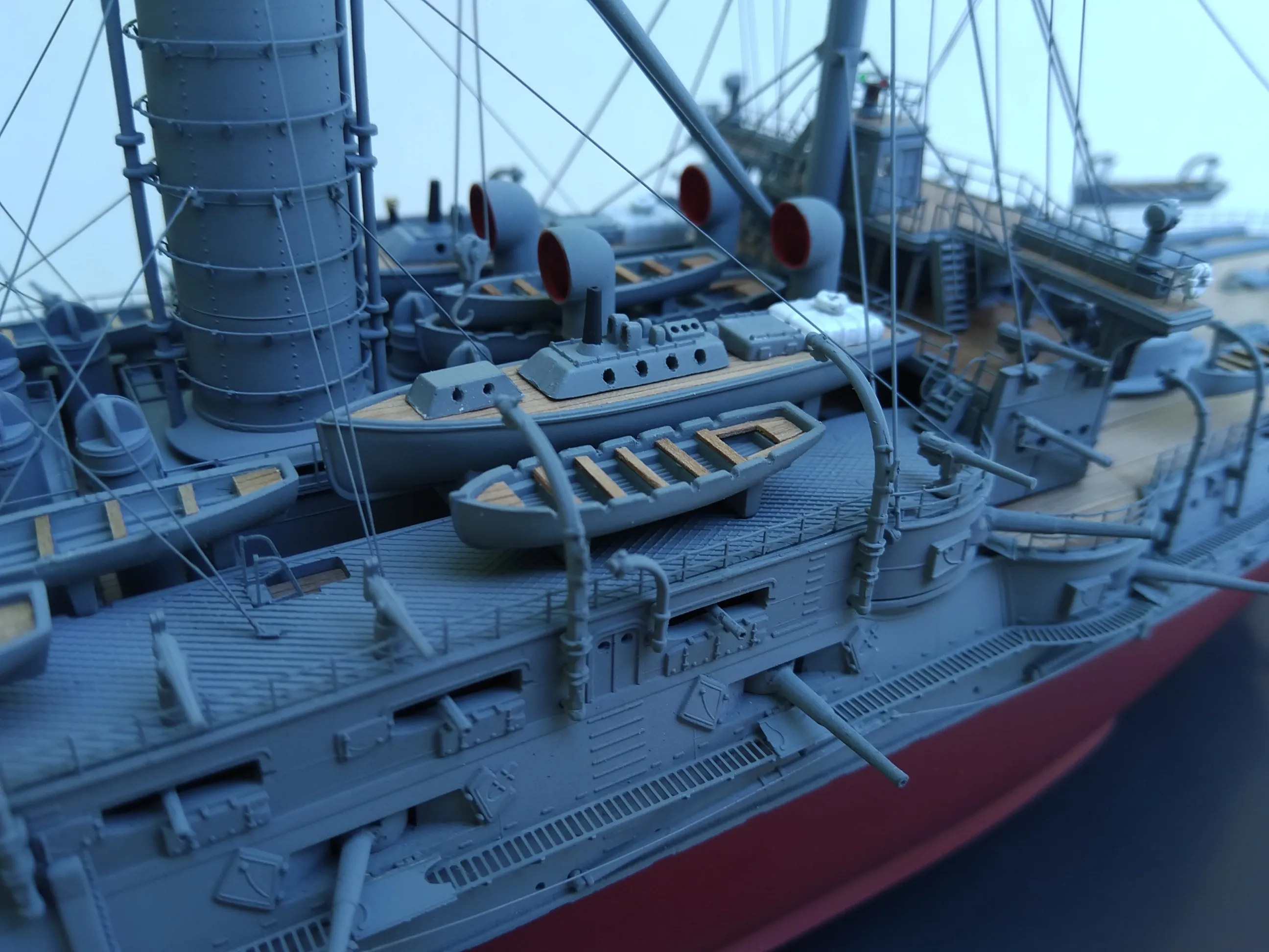 Модель корабля Броненосец "MIKASA" - Верфь на Столе