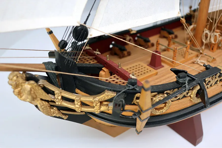 деревянная модель парусника Charles Royal Yacht 1674
