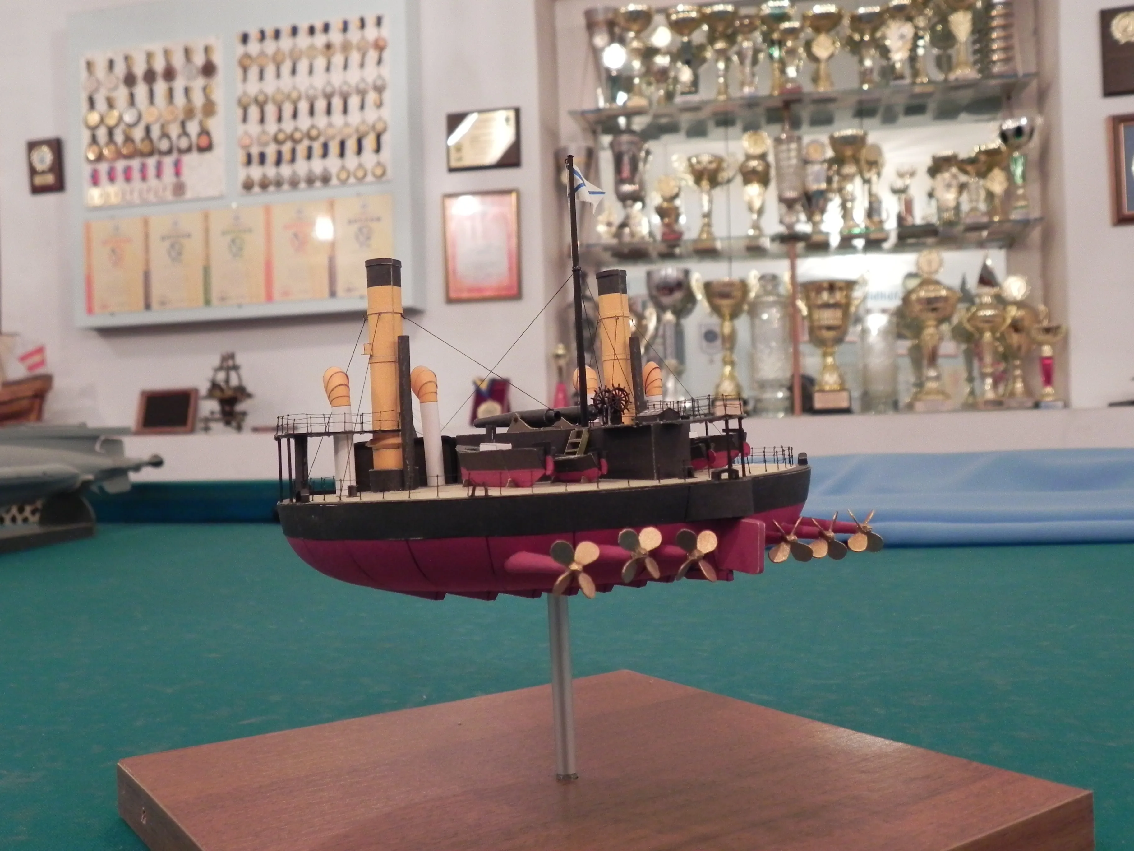 Модель корабля Броненосец береговой обороны «НОВГОРОД» - Верфь на Столе