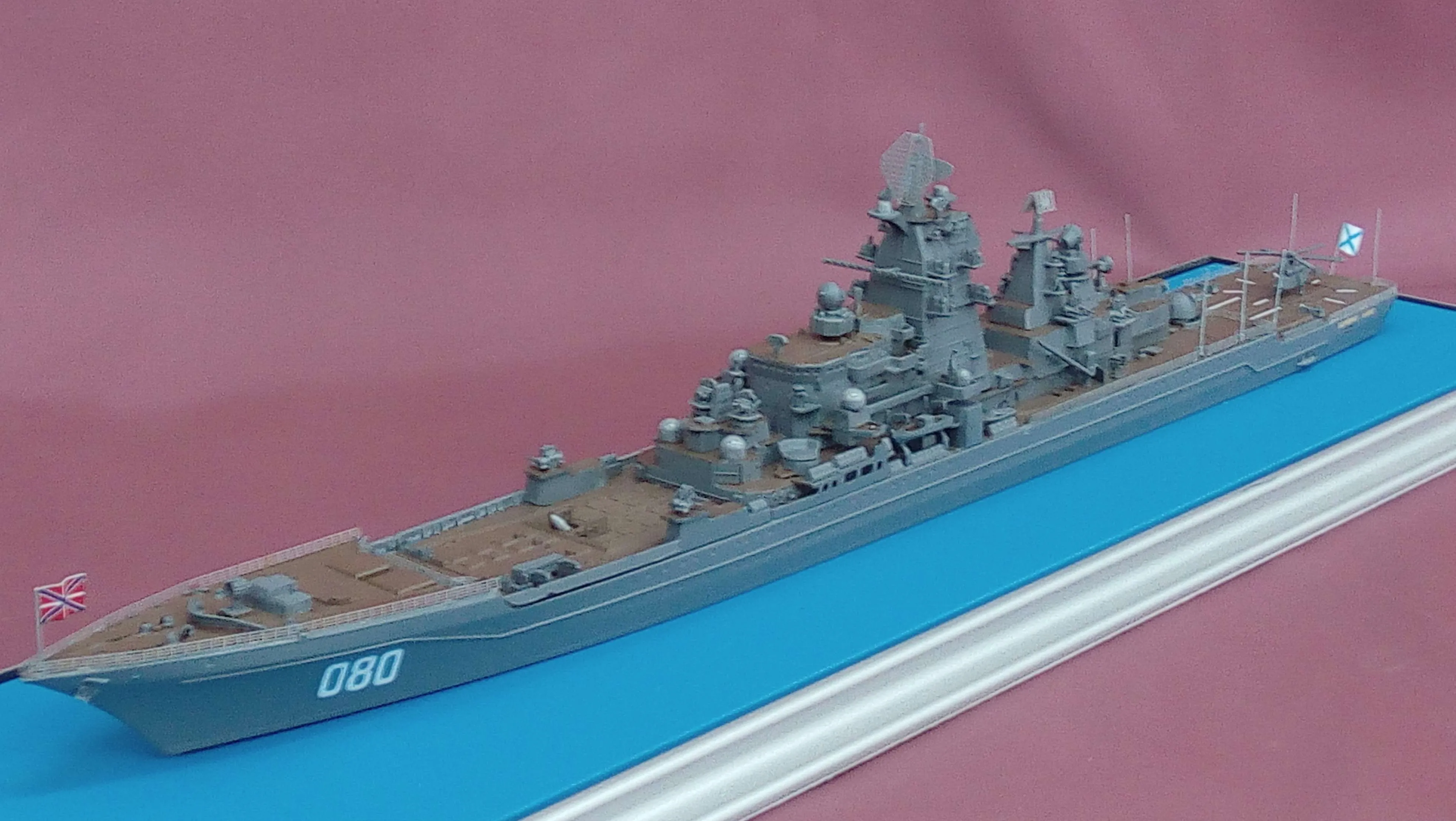Модель корабля ТАРкр проекта 1144 «Адмирал Нахимов» - Верфь на Столе