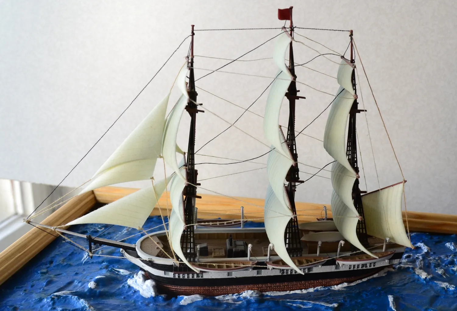 Модель корабля "Нью Бедфорд" - Верфь на Столе