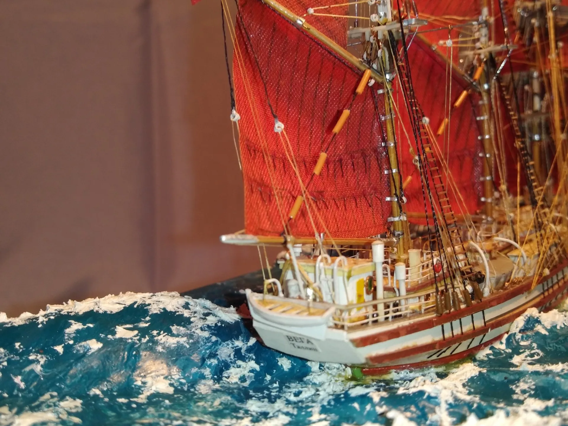 Модель корабля Баркентина "Вега" II - Верфь на Столе