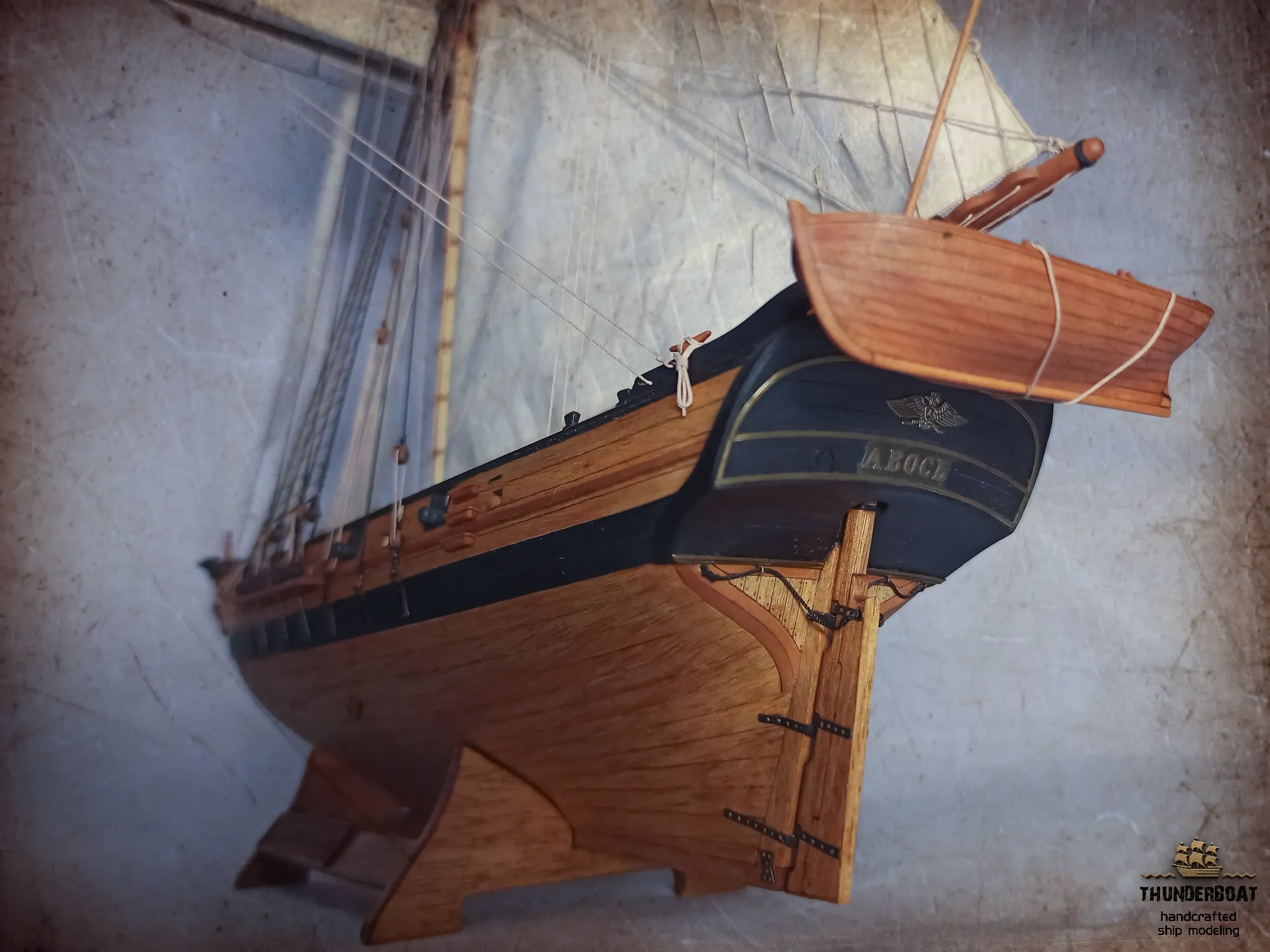 Модель корабля Тендер «Авось» - Верфь на Столе