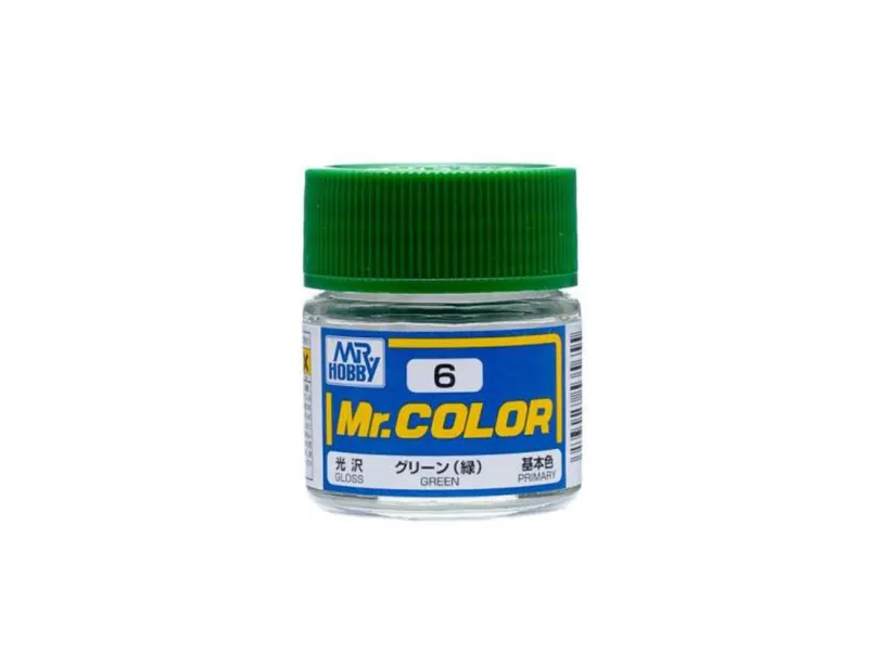 Краска Mr Color, зеленая, глянцевая, C 6, 10 мл