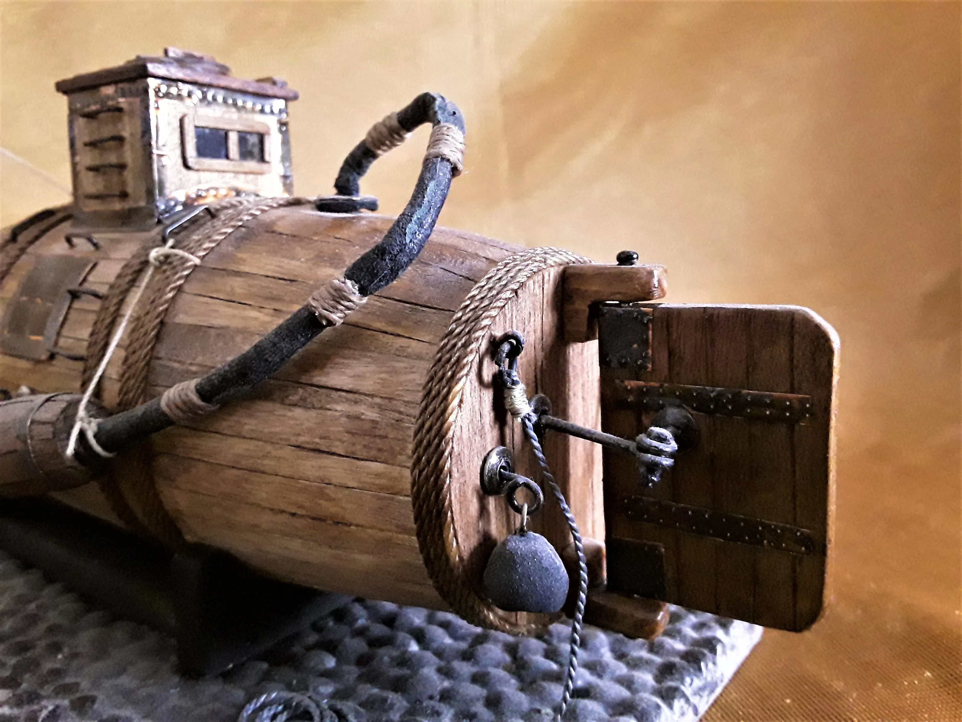 Модель корабля Потаенное судно Никонова - Верфь на Столе