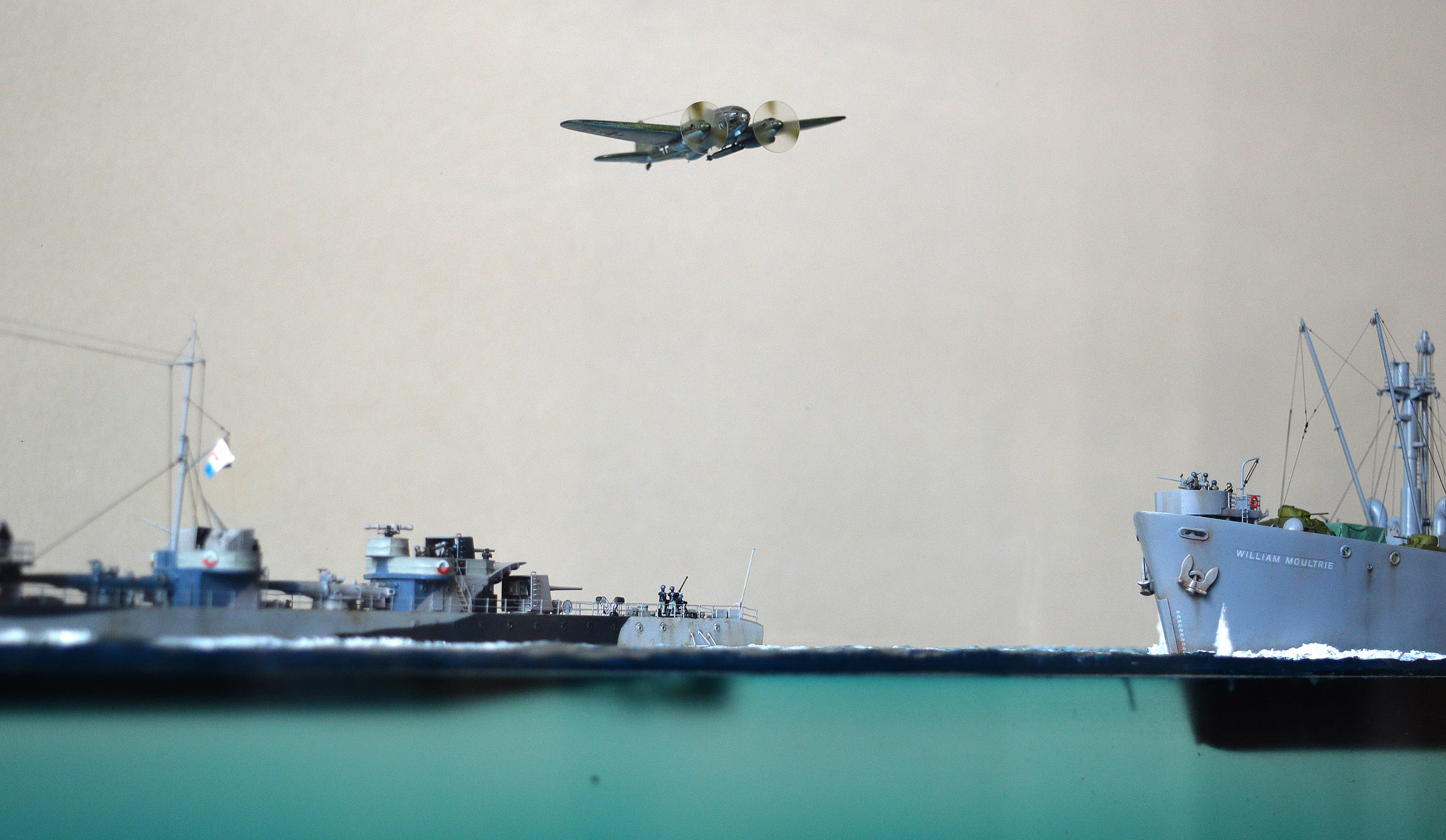 Модель корабля Диорама "Североморцы" - Верфь на Столе