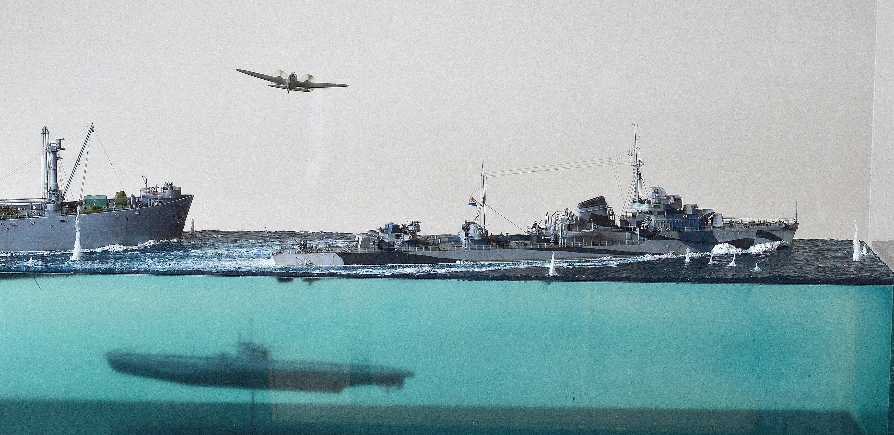 Модель корабля Диорама "Североморцы" - Верфь на Столе