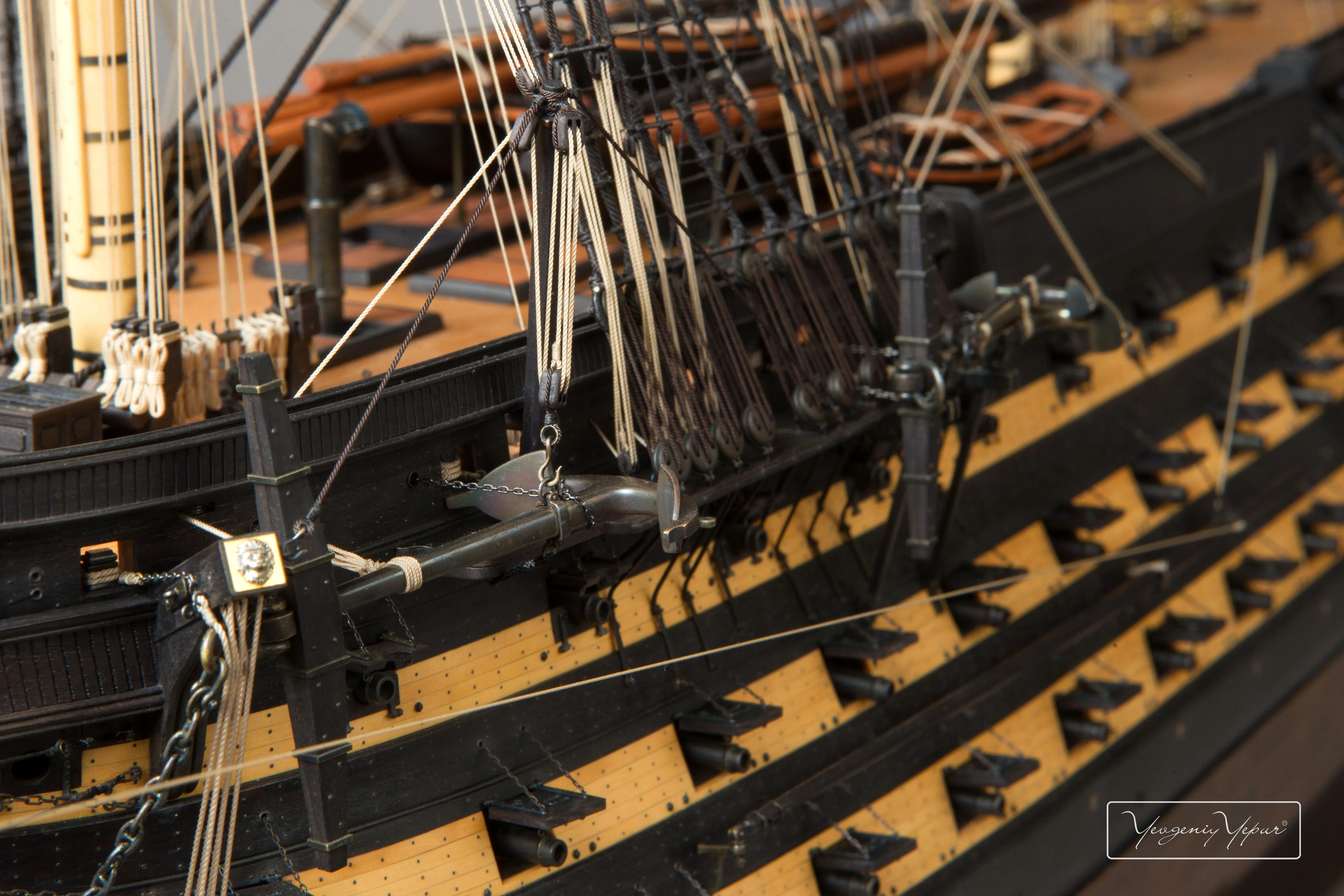 Модель корабля 120-ти пушечный корабль"Великий Князь Константин" - Верфь на Столе