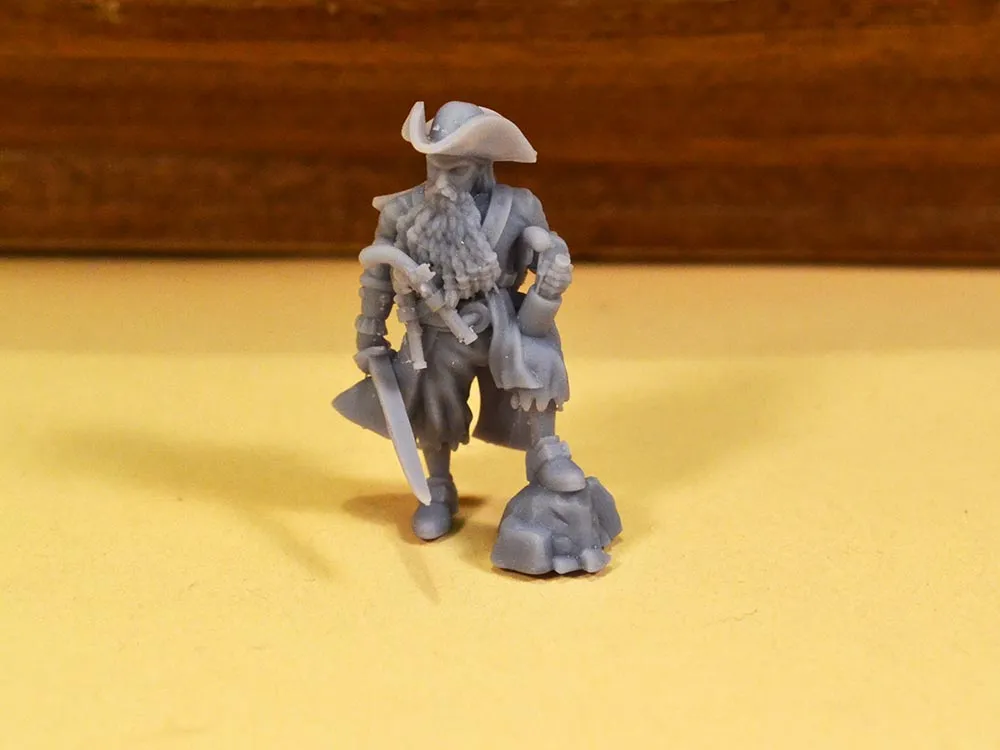 Фигурка пирата "Капитан Черная Борода", 40мм