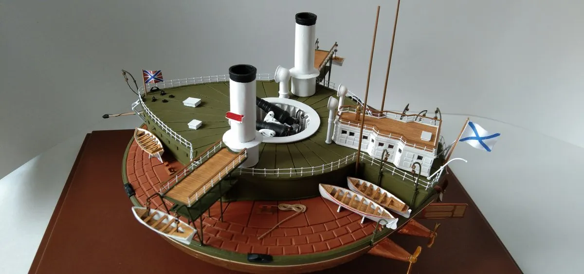 Модель корабля «Вице-адмирал Попов» - Верфь на Столе