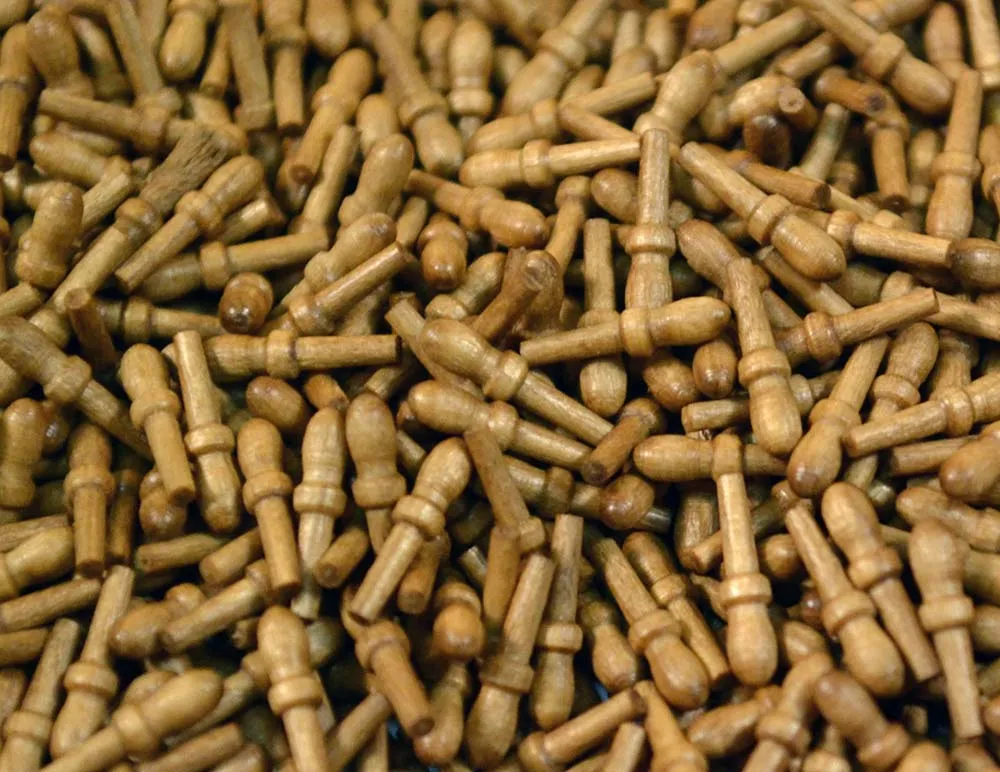 Нагель, орех, 12 мм, 20 шт