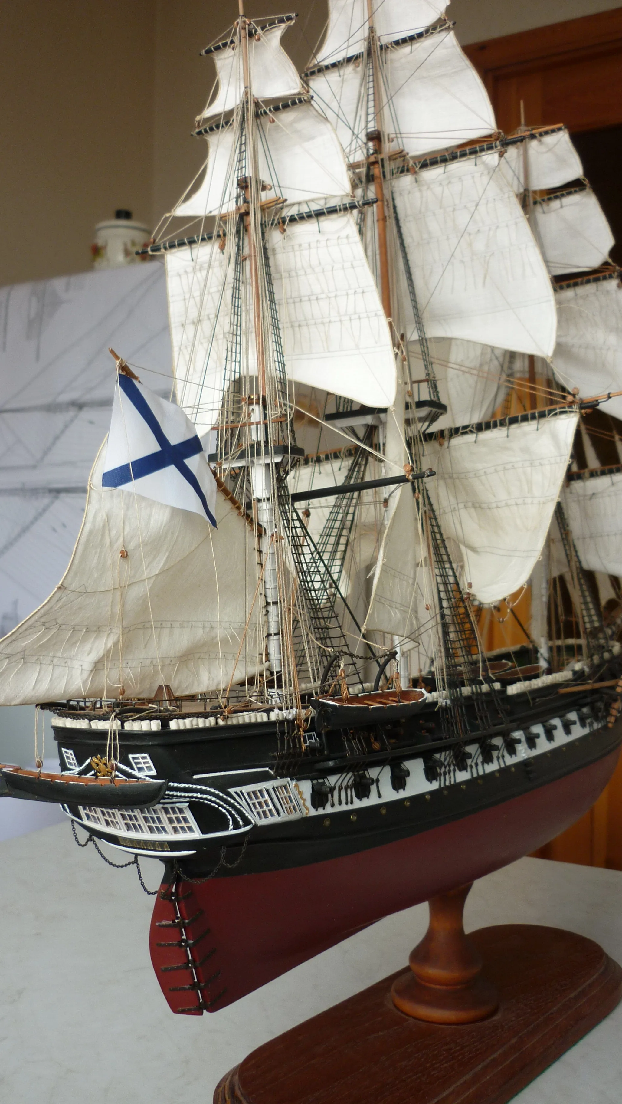 Модель корабля Фрегат «Паллада» - Верфь на Столе