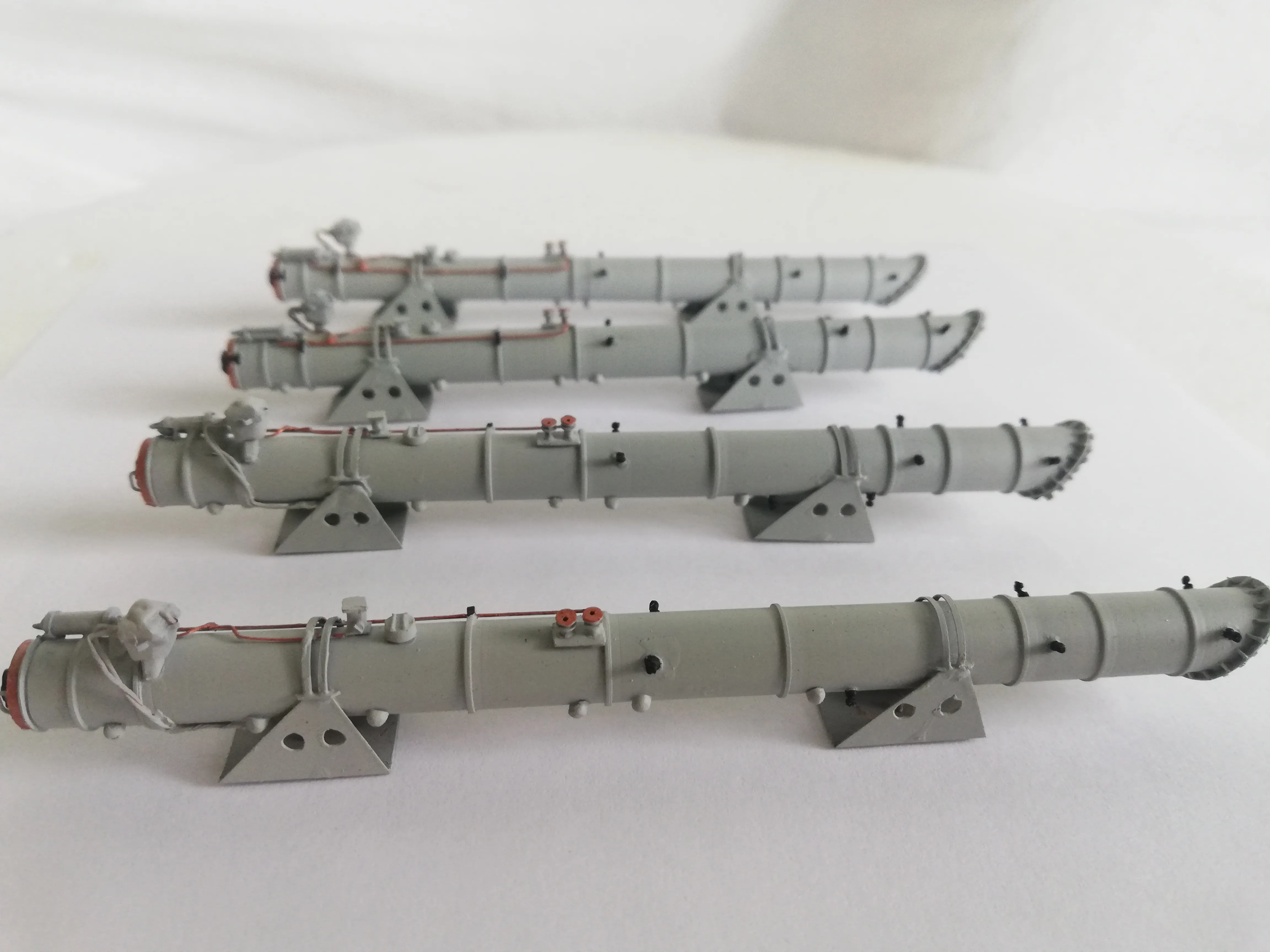 Модель корабля Торпедный катер "Шторм" фрагмент модели торпедные аппараты - Верфь на Столе