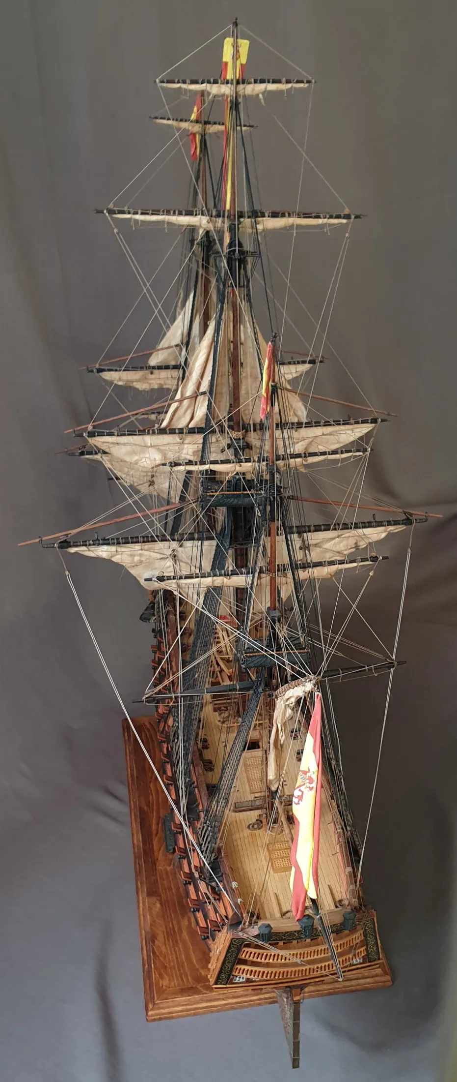 Модель корабля Santisima Trinidad (Испания), 1975 г. - Верфь на Столе