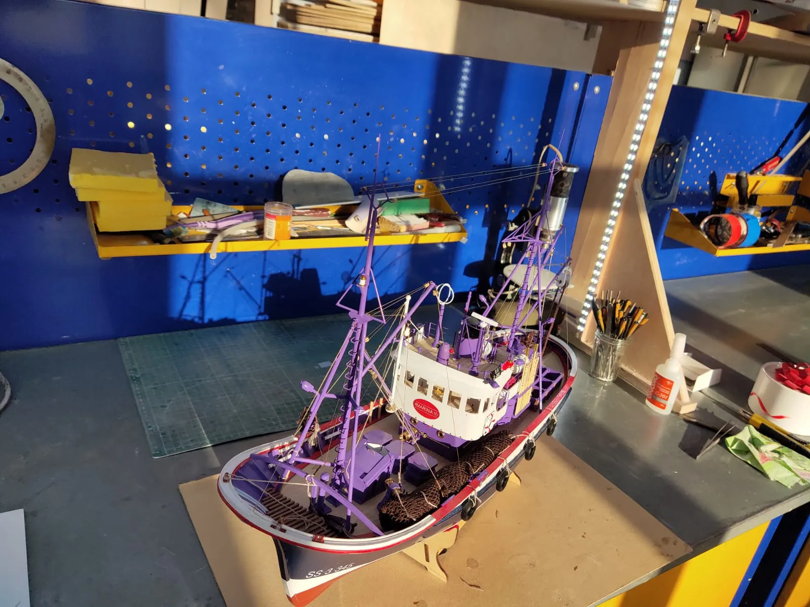 Модель корабля Рыболовное судно «Marina II» - Верфь на Столе