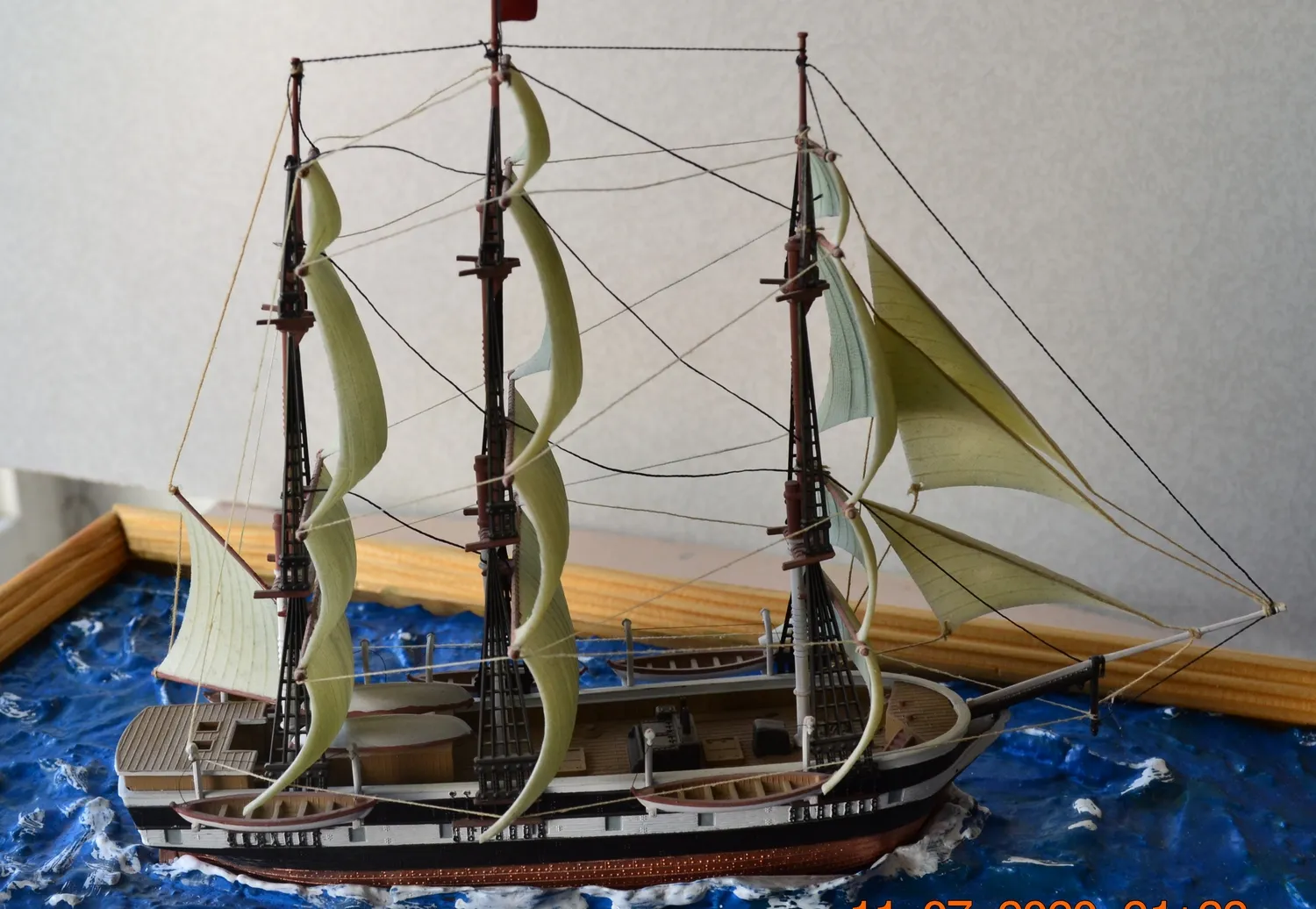 Модель корабля "Нью Бедфорд" - Верфь на Столе