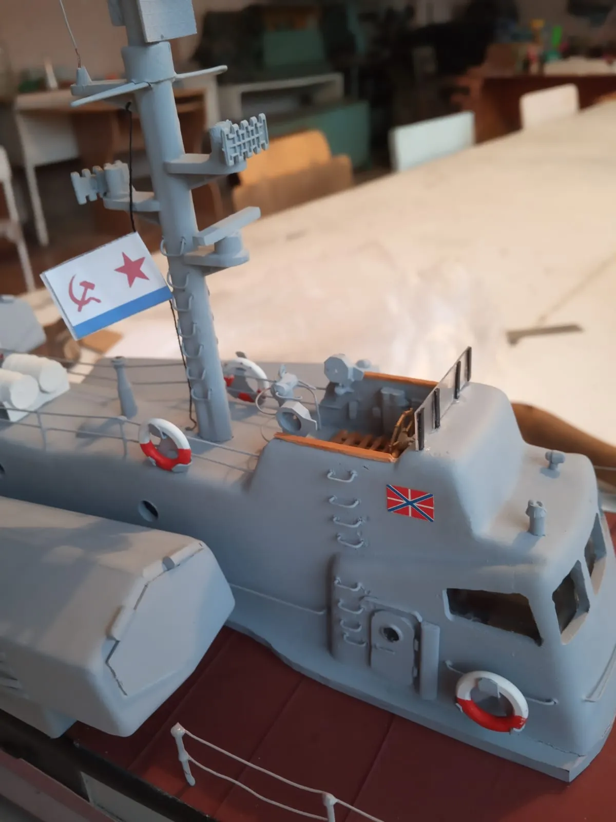 Модель корабля Ракетный катер проект 205 «Москит» - Верфь на Столе