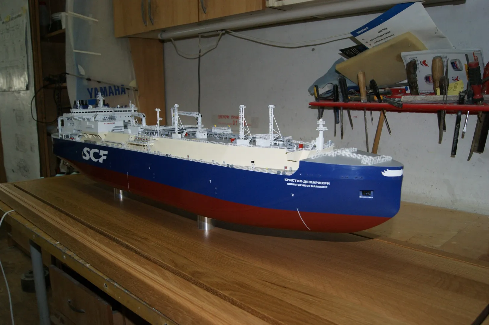 Модель корабля «Кристоф де Маржери» - Верфь на Столе