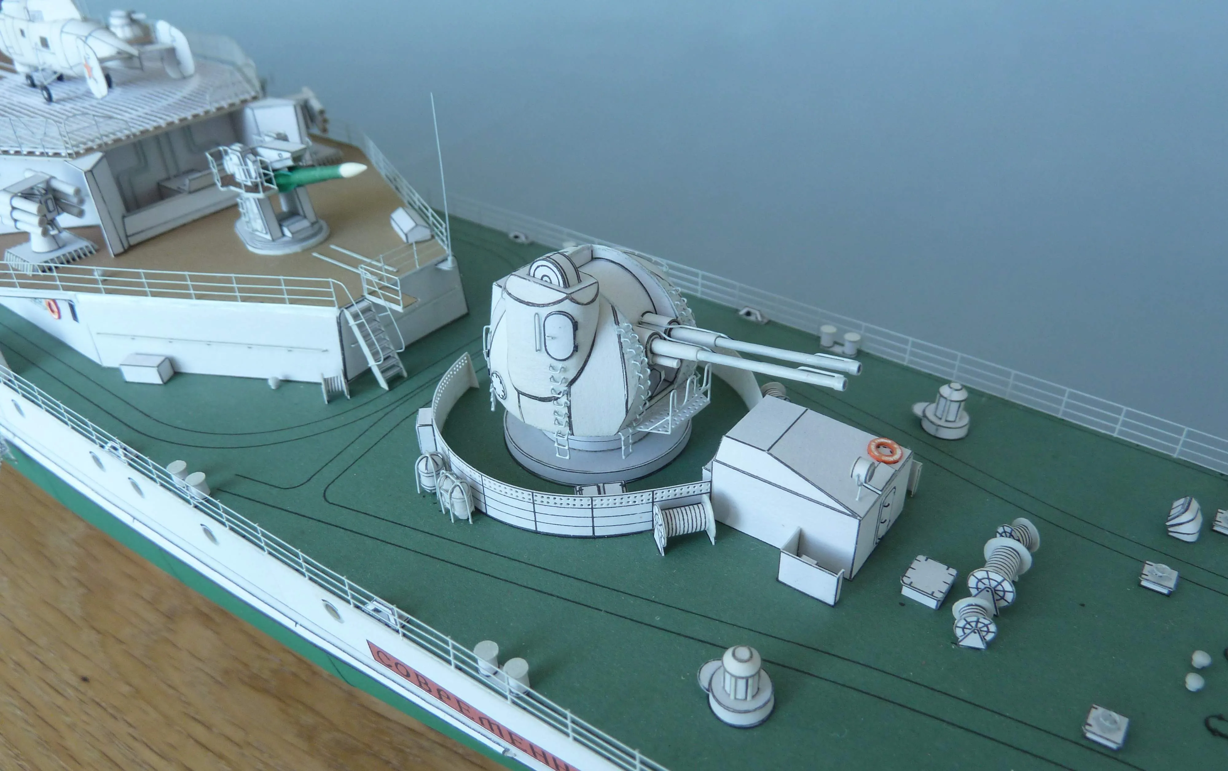 Модель корабля ЭМ пр. 956 "Современный"  - Верфь на Столе