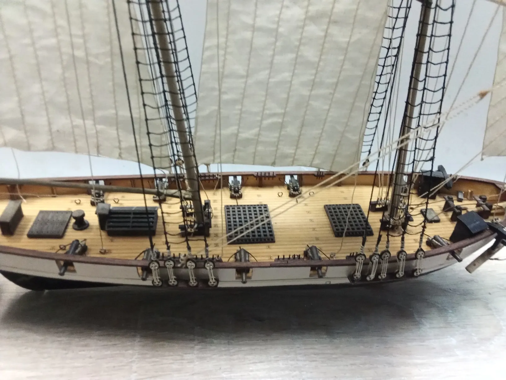 Модель корабля "Харви" - Верфь на Столе