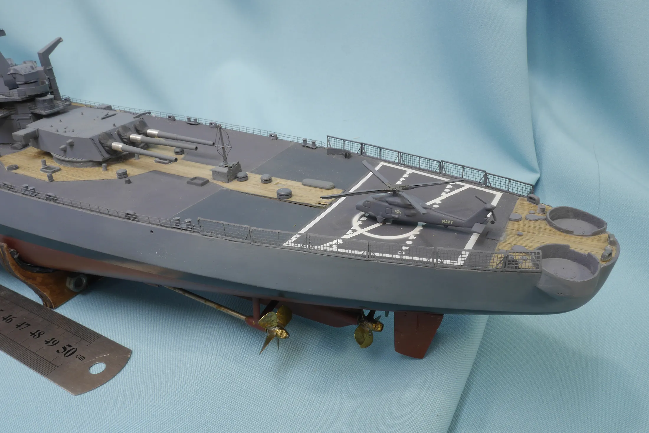 Модель корабля Линкор «Нью-Джерси» - Верфь на Столе