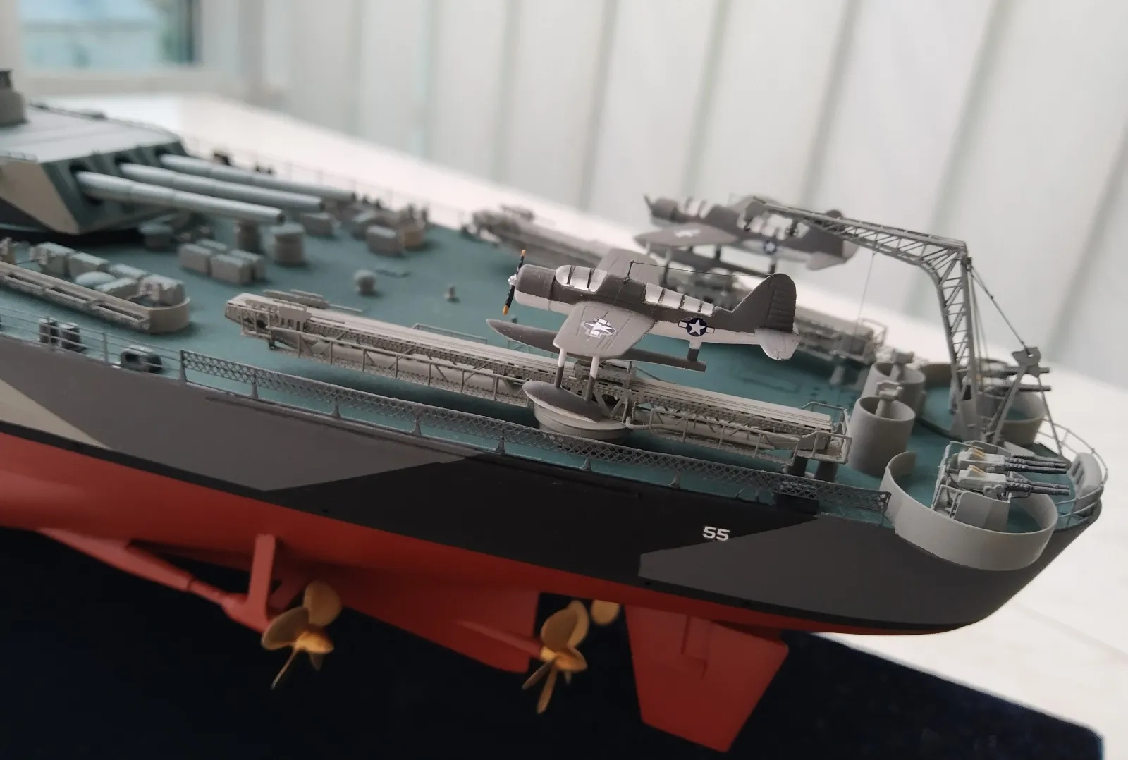 Модель корабля Линкор «North Carolina» - Верфь на Столе