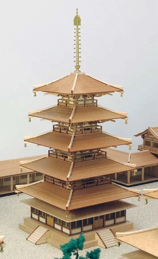 Диорама Horyu-Ji, западная часть