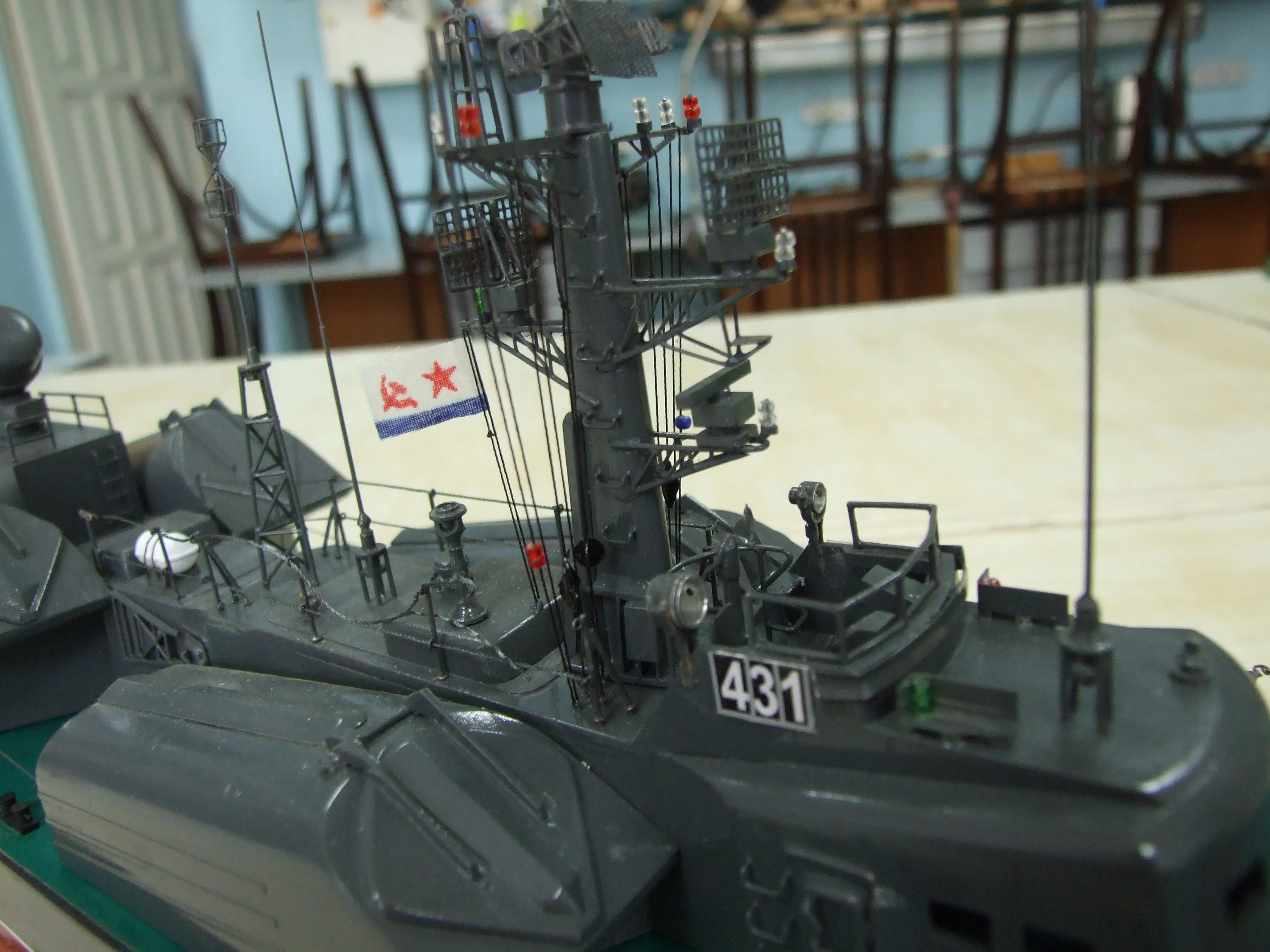 Модель корабля Ракетный катер пр.205Р "Оса" - Верфь на Столе