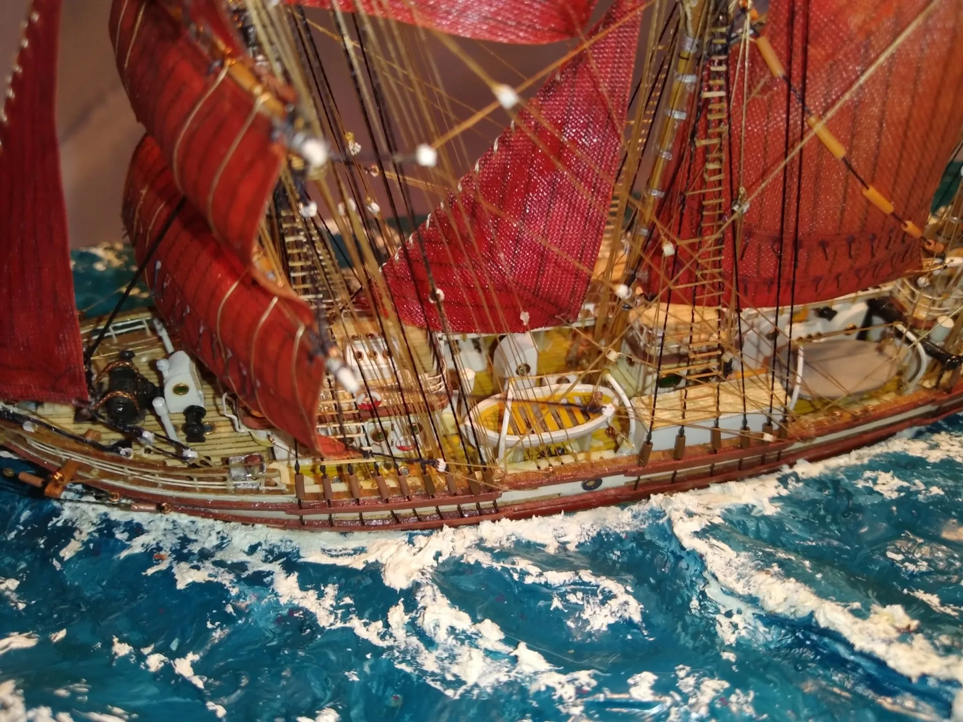 Модель корабля Баркентина "Вега" II - Верфь на Столе