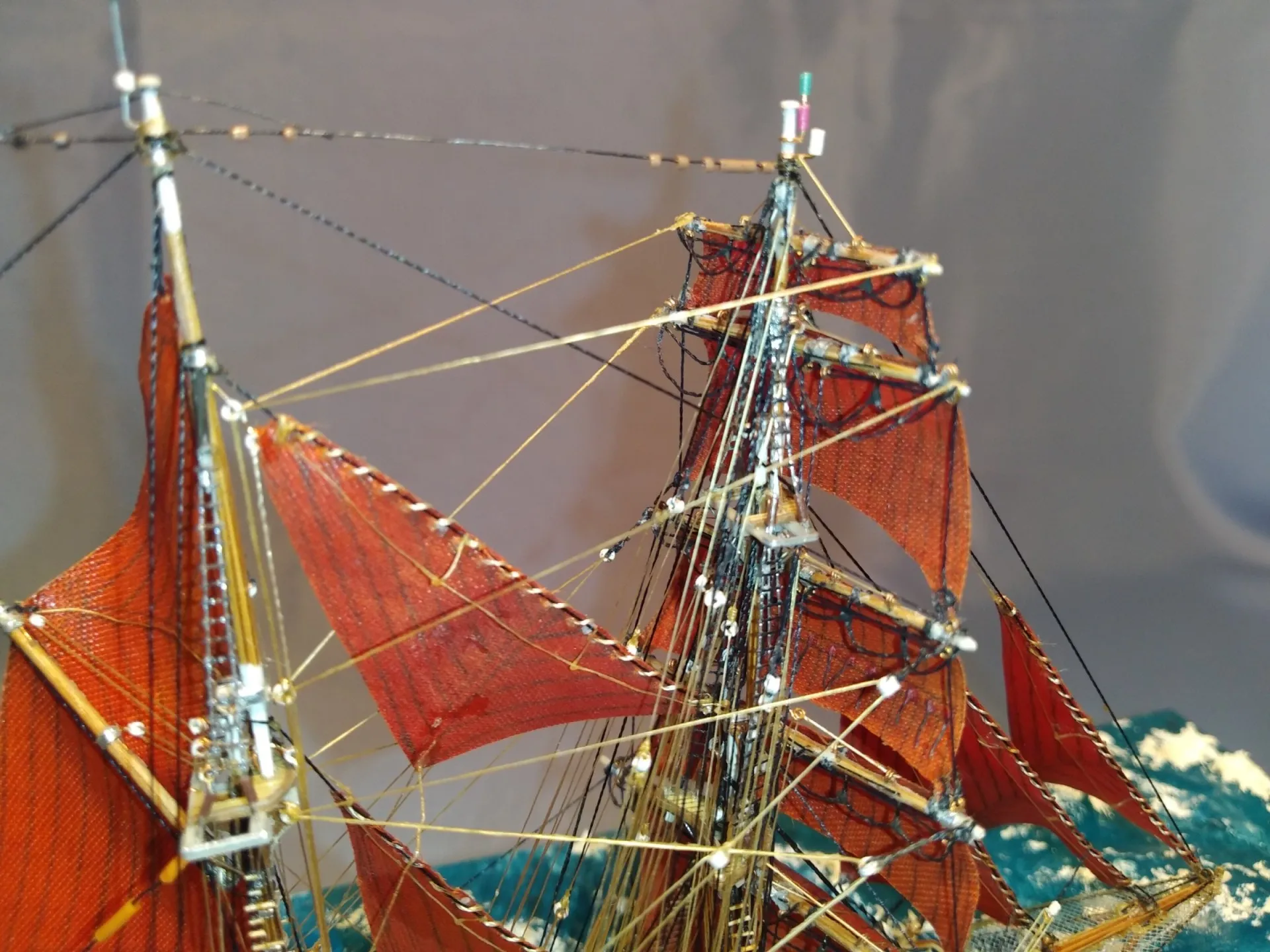 Модель корабля Баркентина "Вега" II - Верфь на Столе