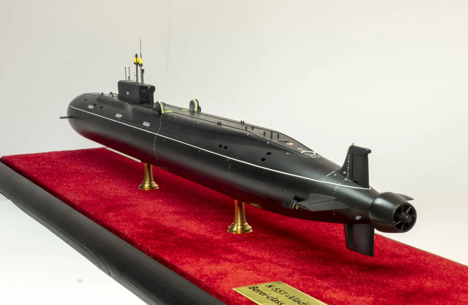 Модель корабля АПЛ К-551 "Владимир Мономах" проекта 955 Борей - Верфь на Столе