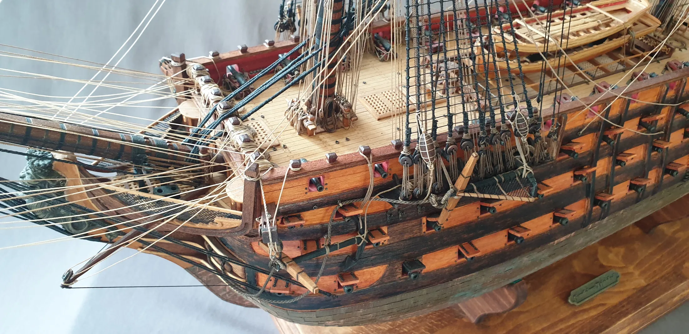 Модель корабля Santisima Trinidad (Испания), 1975 г. - Верфь на Столе