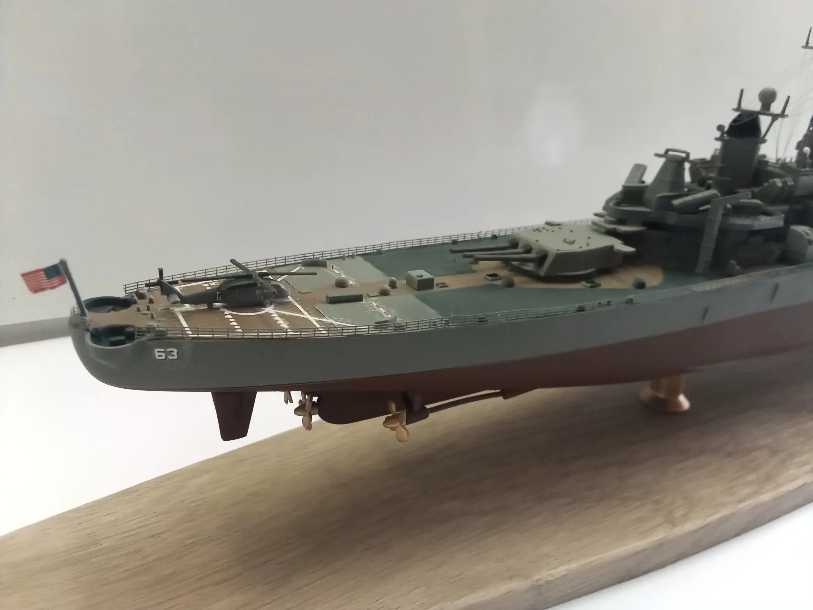 Модель корабля "Миссури" - Верфь на Столе