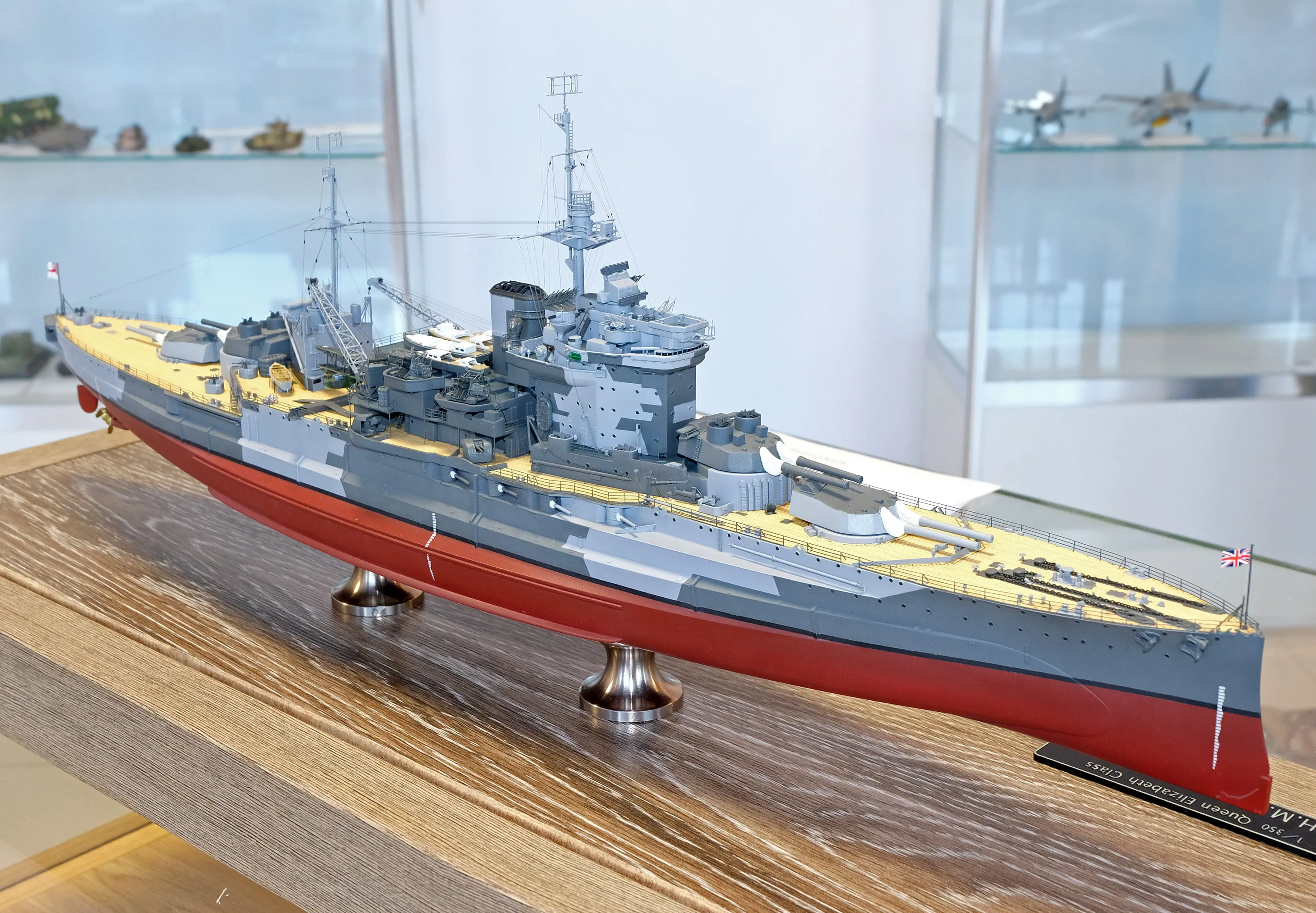 Модель корабля Британский линкор "Warspite" - Верфь на Столе