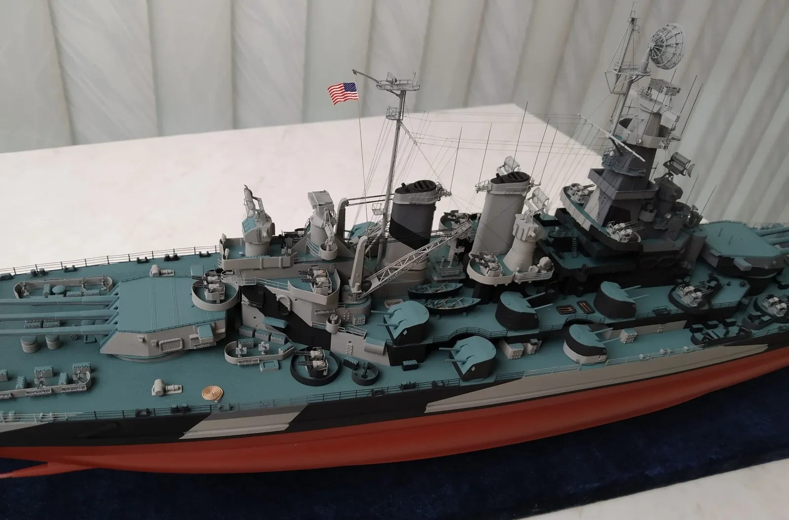 Модель корабля Линкор «North Carolina» - Верфь на Столе