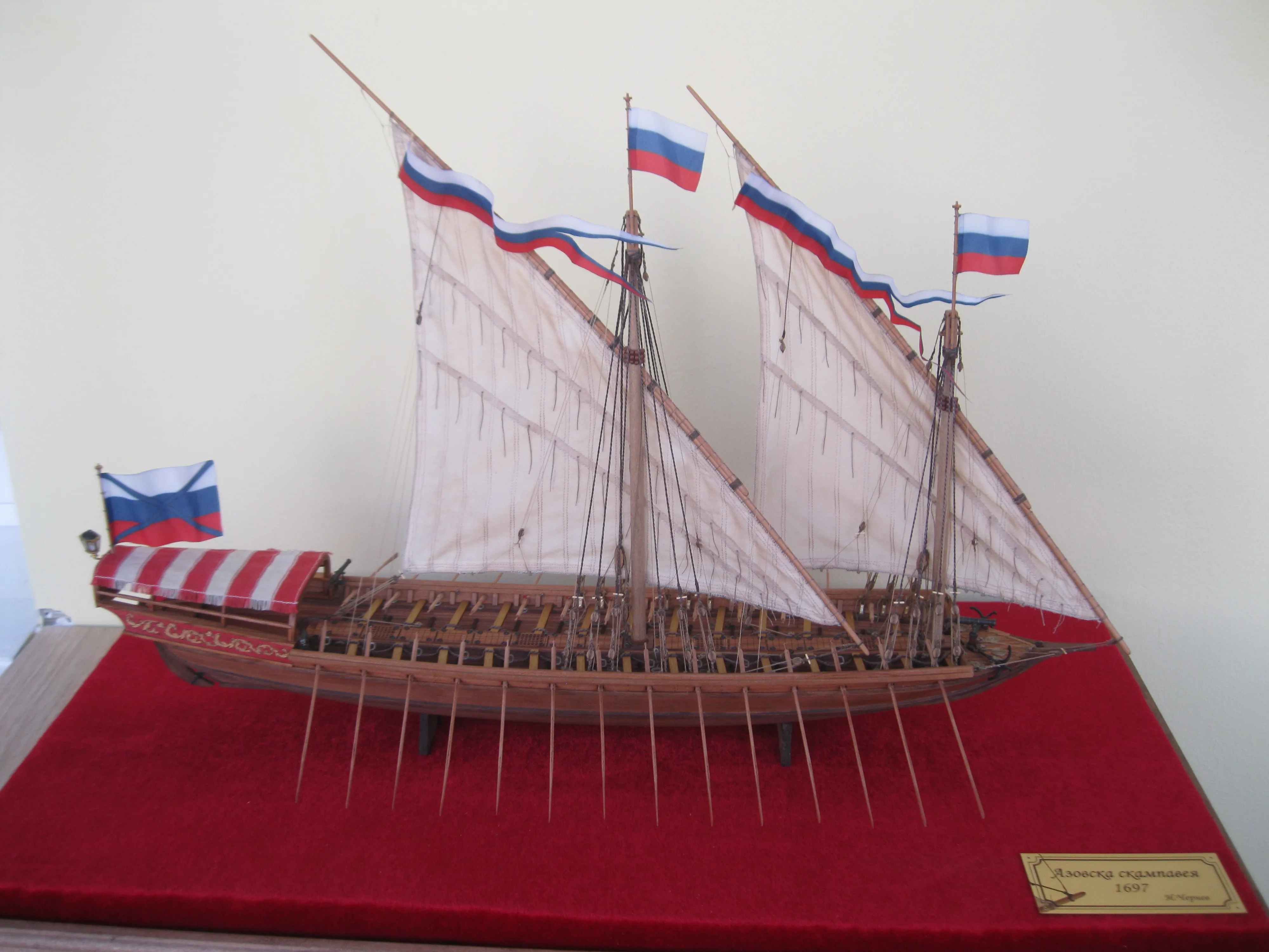 Модель корабля Азовская Скампавея - Верфь на Столе