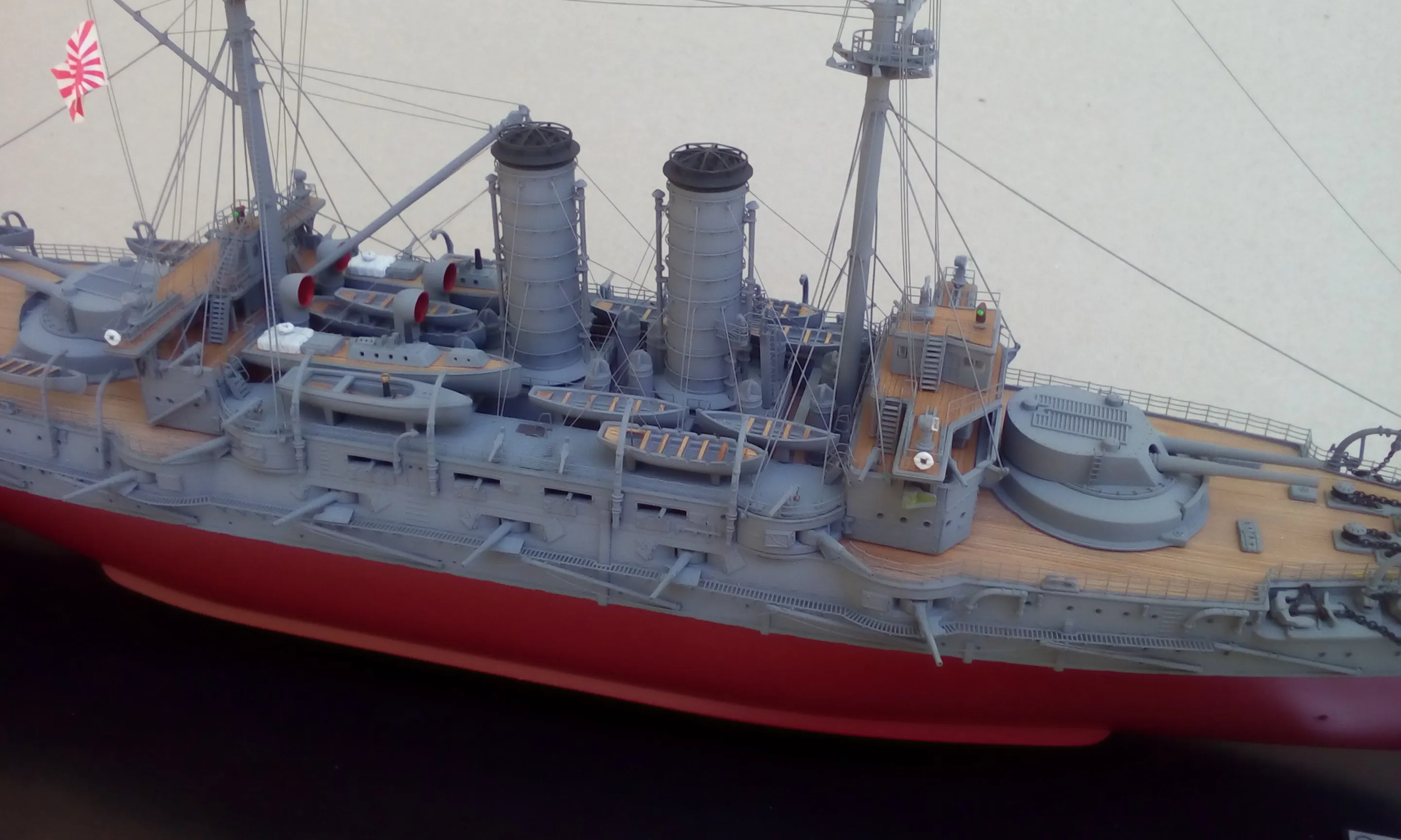 Модель корабля Броненосец "MIKASA" - Верфь на Столе