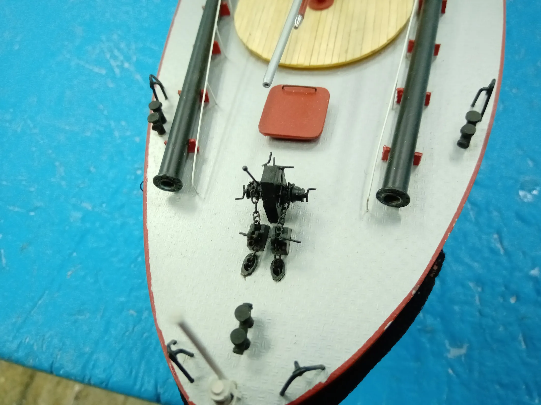 Модель корабля Düsseldorf - Верфь на Столе