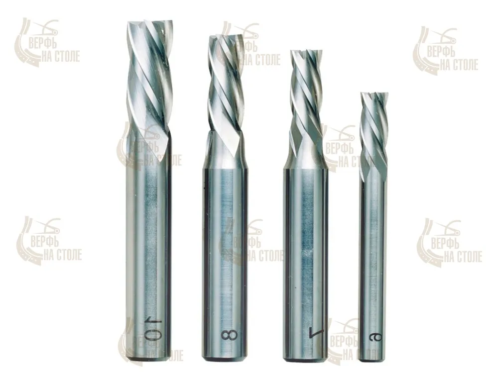 Цилиндрические торцевые фрезы Proxxon 6, 7, 8 и 10 мм Цилиндрические торцевые фрезы Proxxon 6, 7, 8 и 10 мм