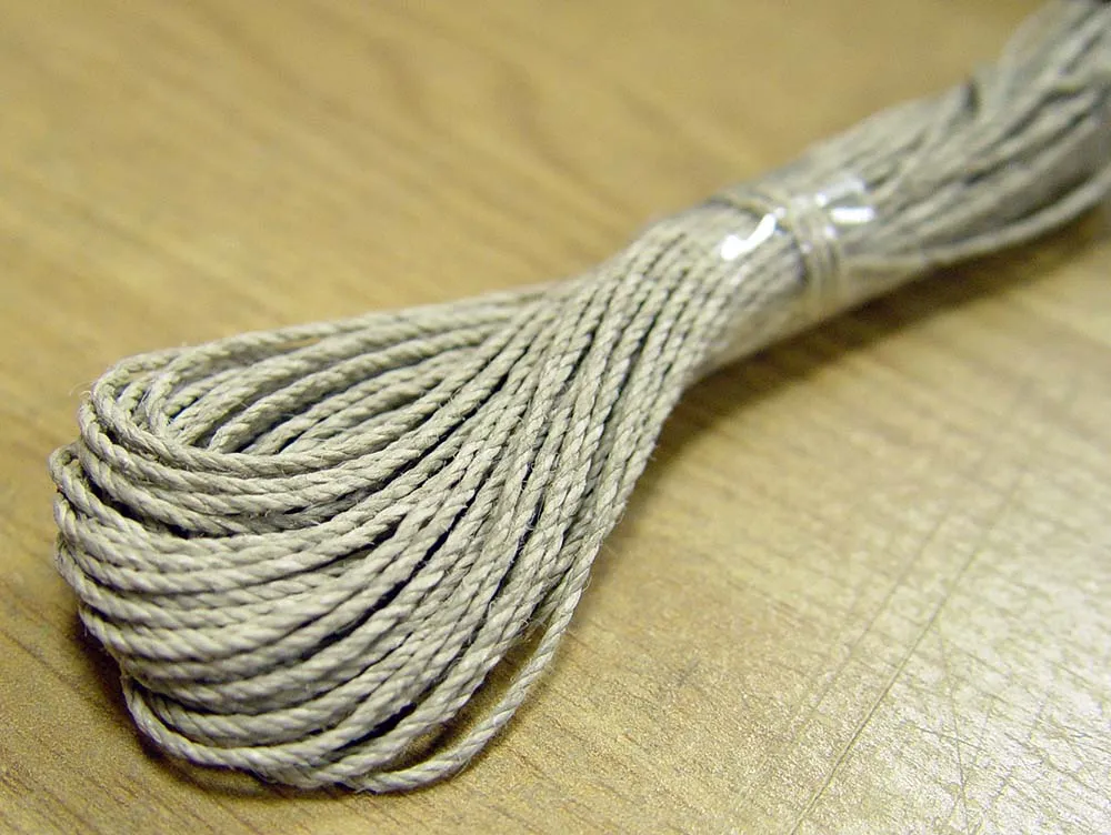 Нить для моделей Mantua, серая, 1,25мм х 10м