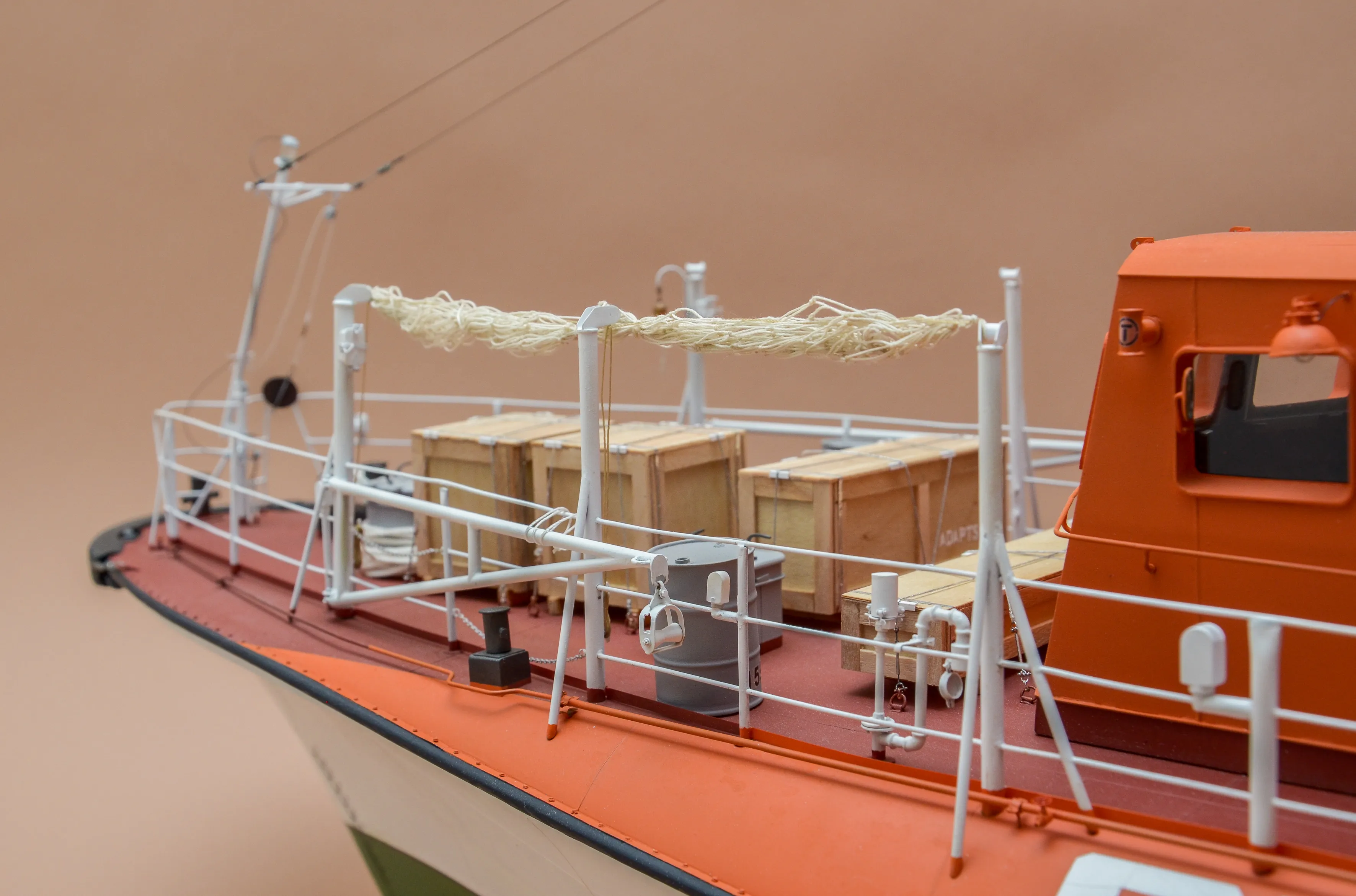 Модель корабля Всепогодный спасательный катер (ВСК) "МЕТЕЛЬ", пр. 1458 - Верфь на Столе