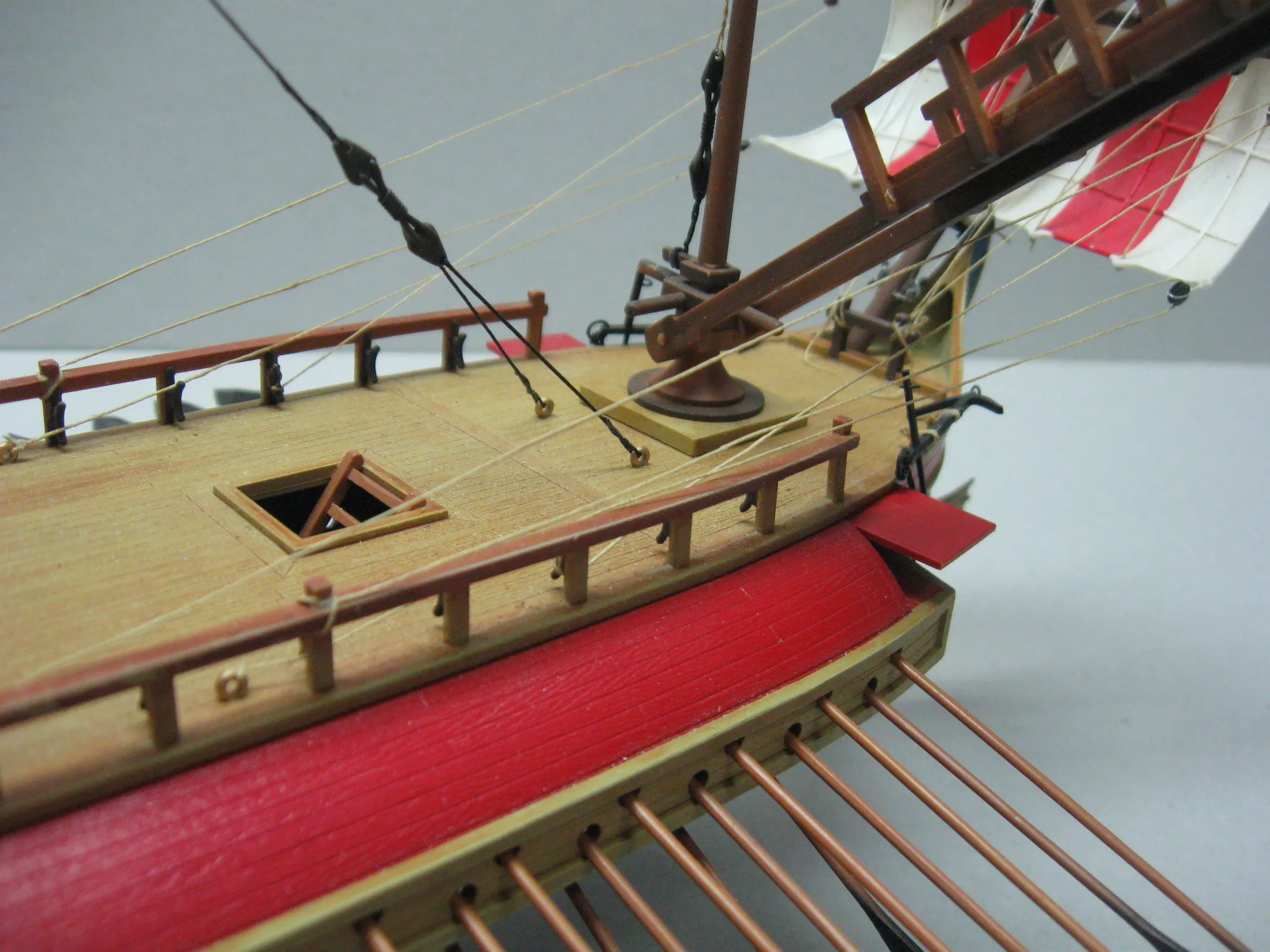 Модель корабля Римская трирема - Верфь на Столе