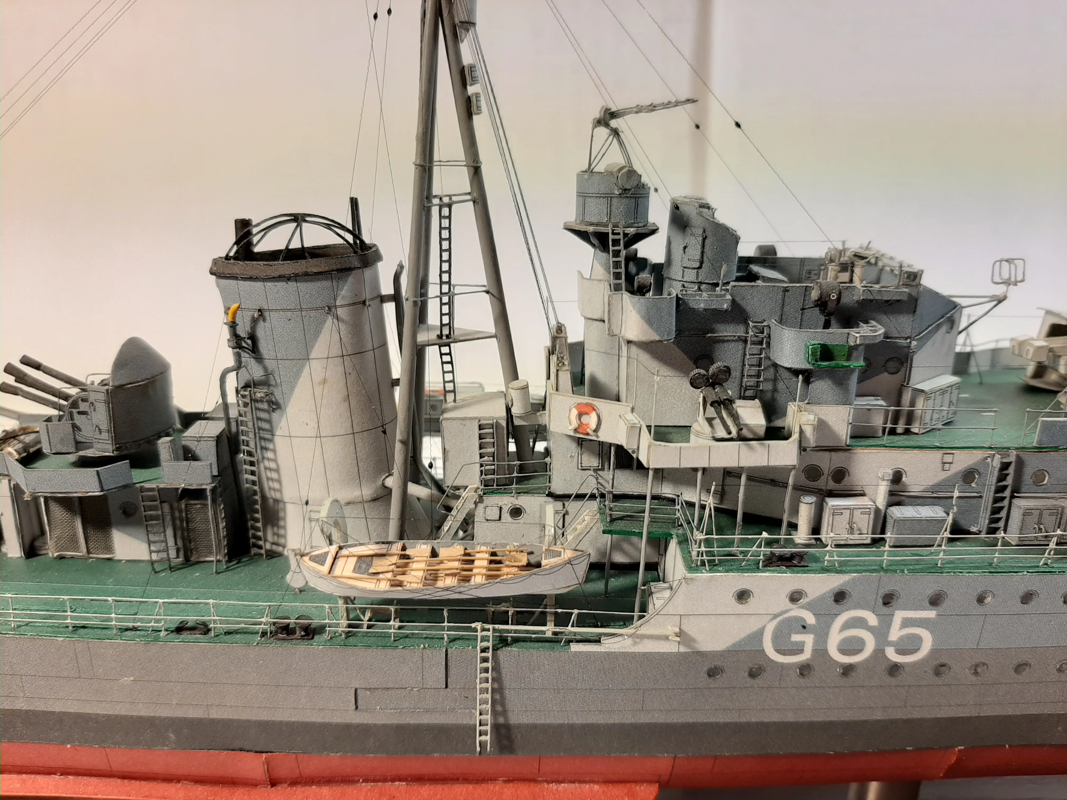 Модель корабля Эсминец "Piorun" - Верфь на Столе