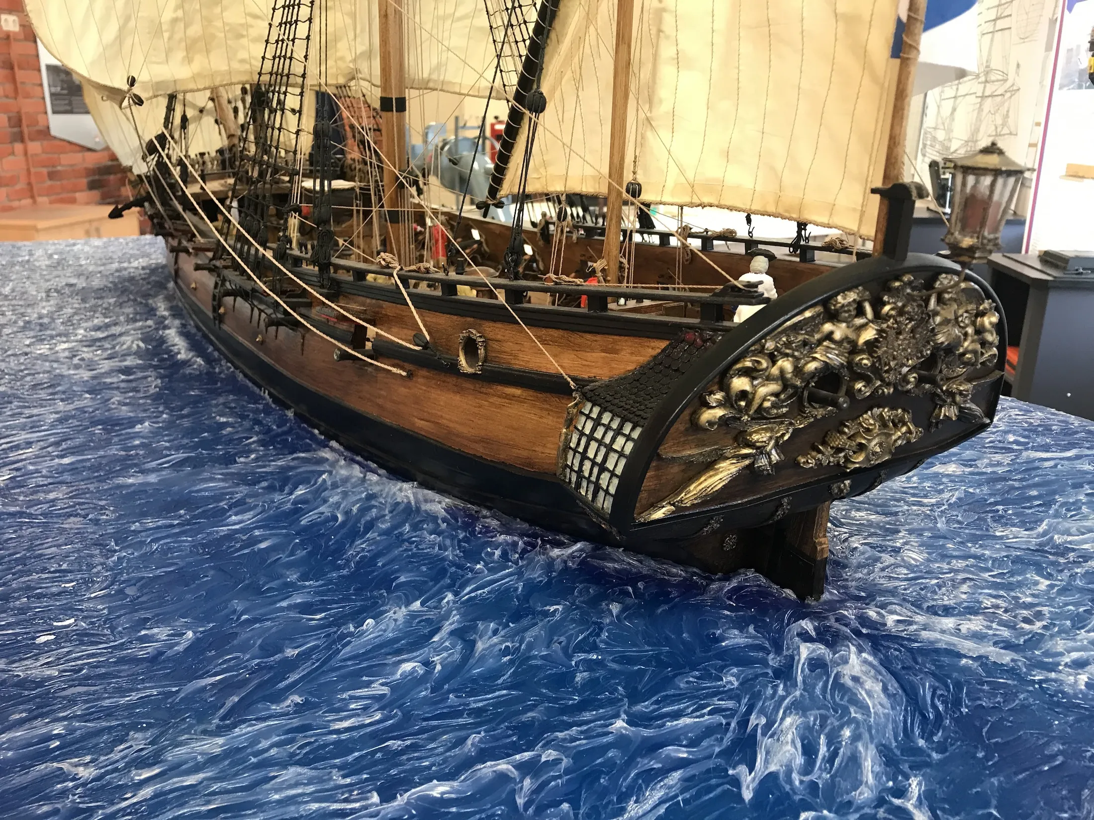 Модель корабля Шнява Балтийского флота "Фаворитка" - Верфь на Столе