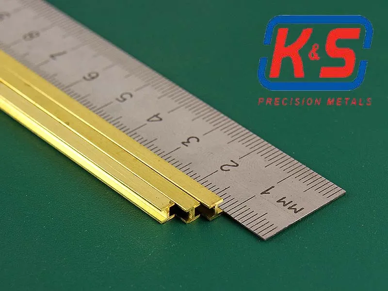 H-профиль латунный 3,2 мм, 1 шт